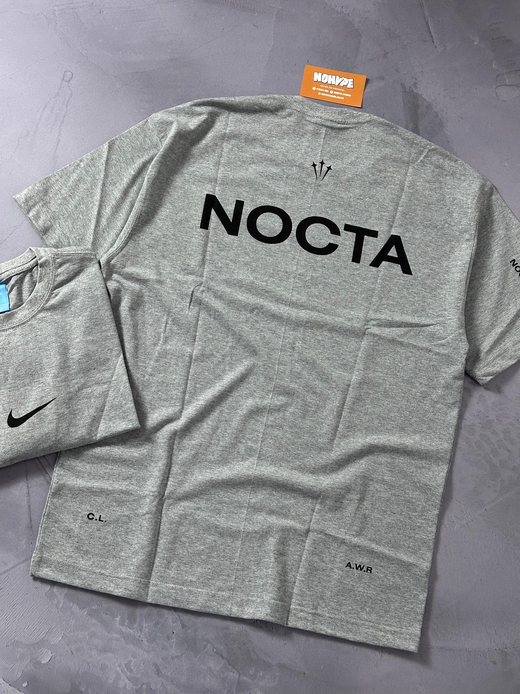 Camiseta Nike x Nocta Big Body CS - Cinza