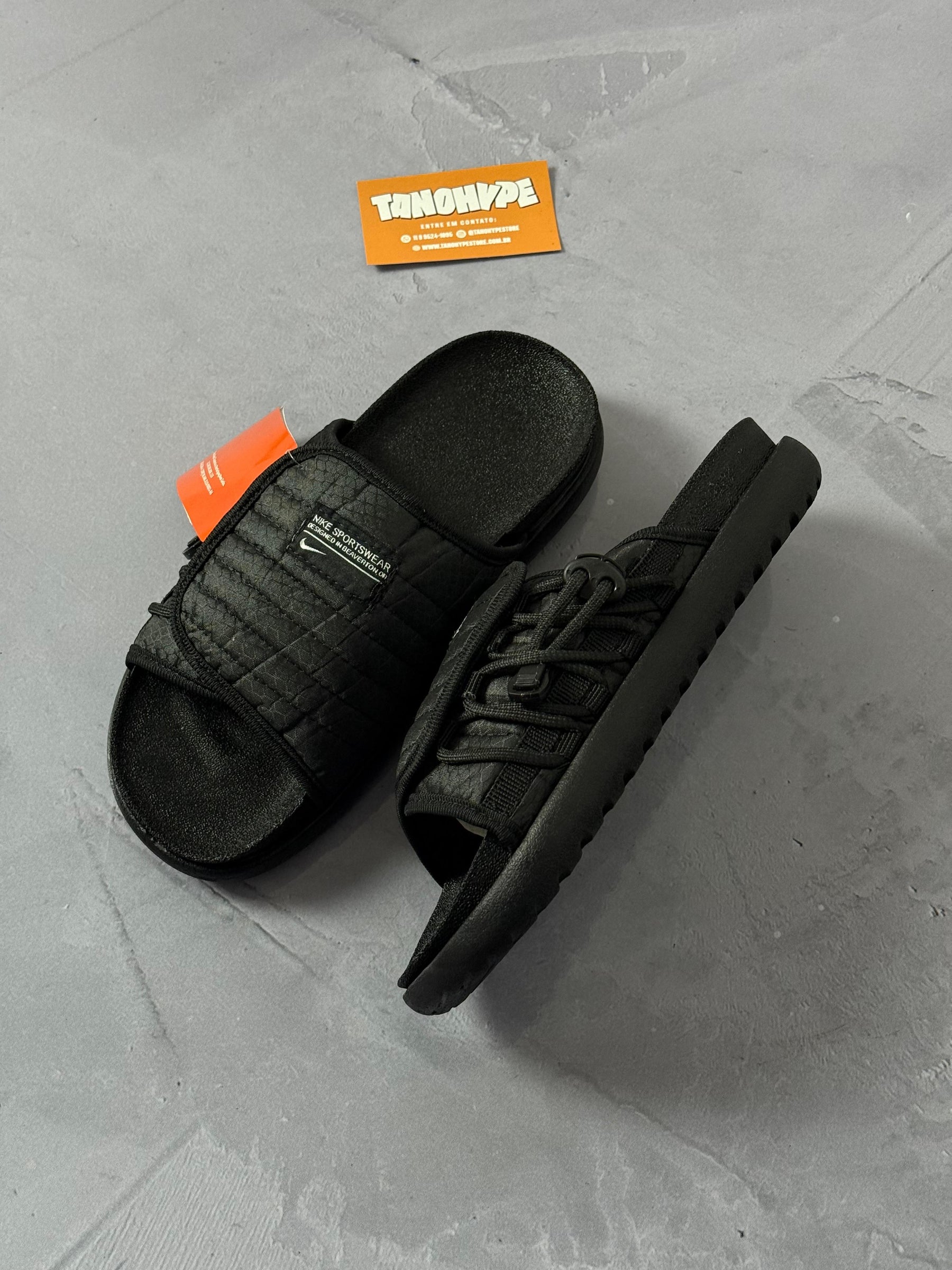 Chinelo Slide Asuna 2.0 Nike - All Black