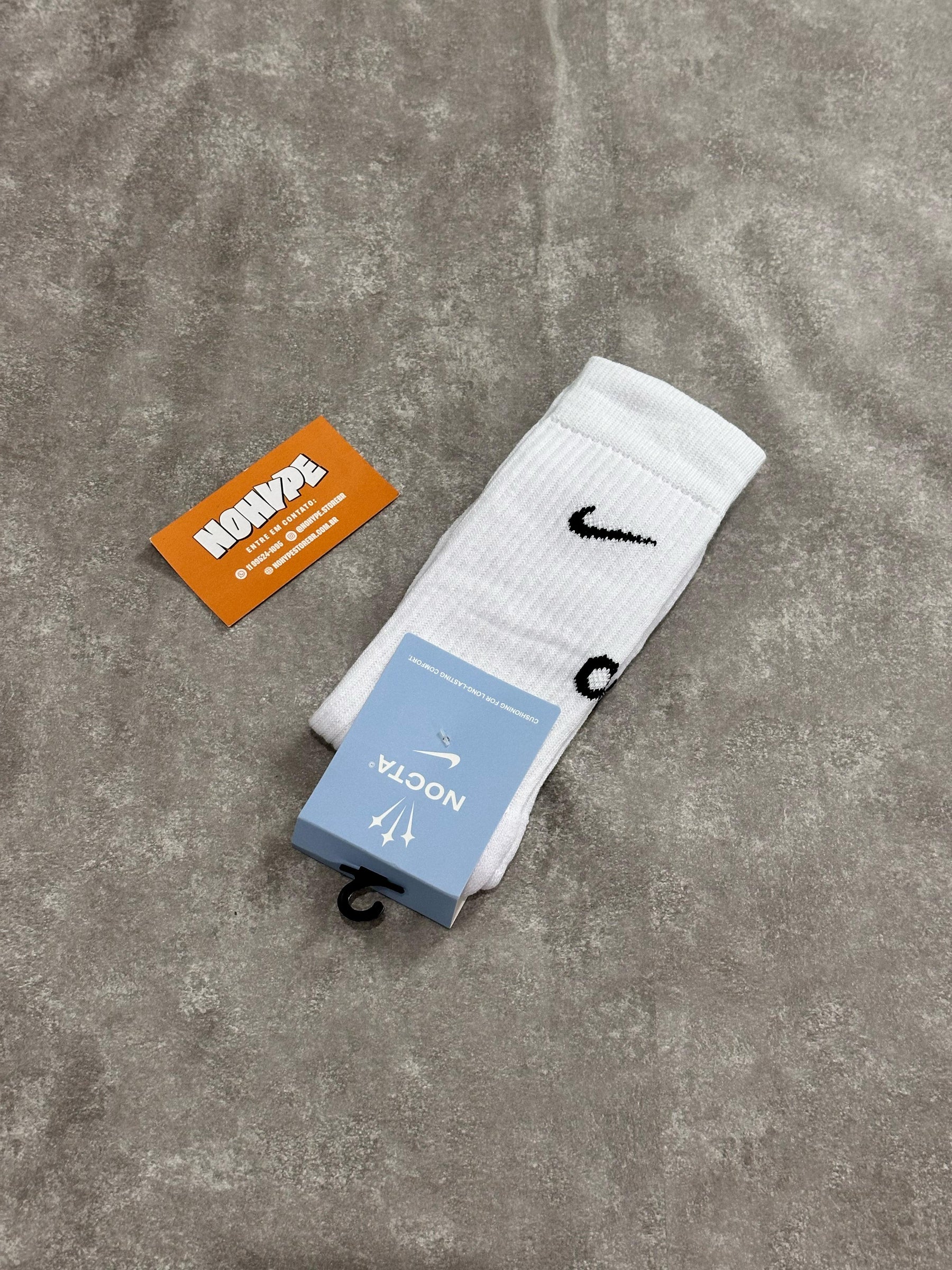 Meia Cano Alto Nike x Nocta - Branca