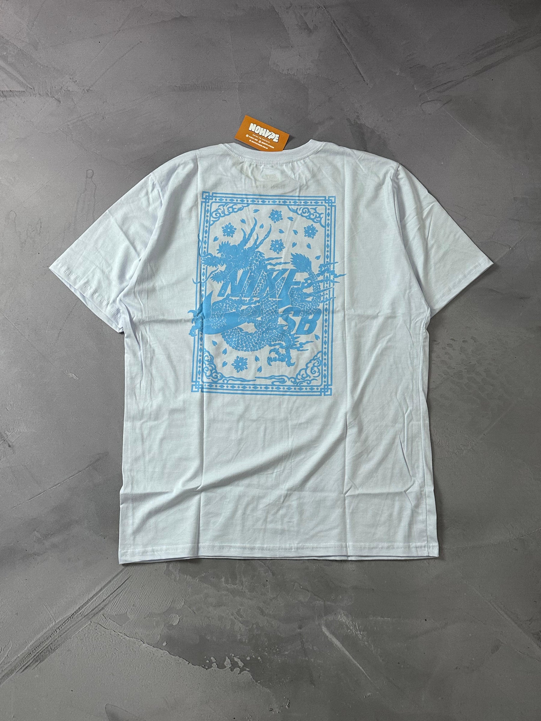 Camiseta Nike Sb Dragon - Branco/Azul