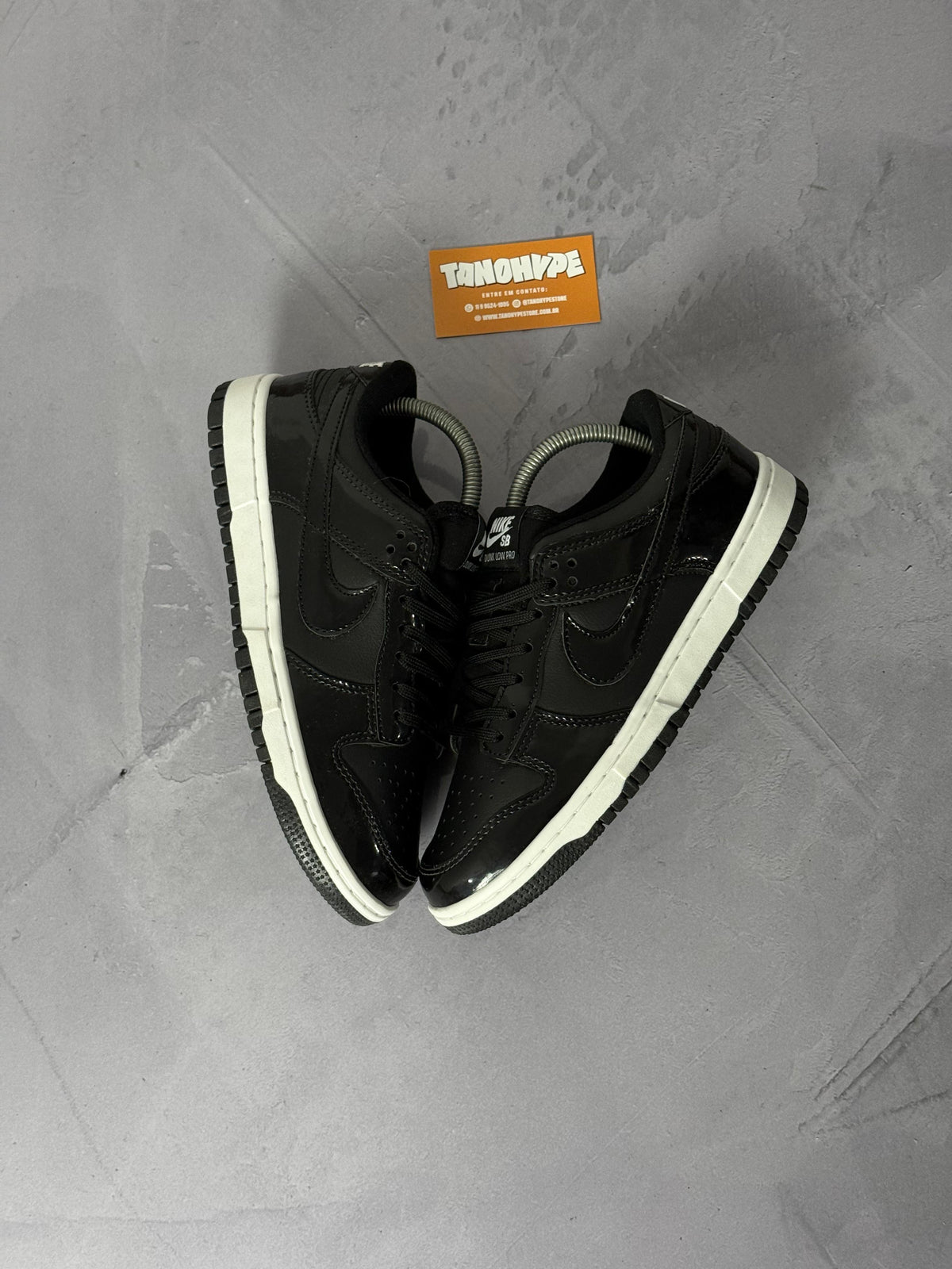 Tênis Nike Dunk Brilhante - Preto