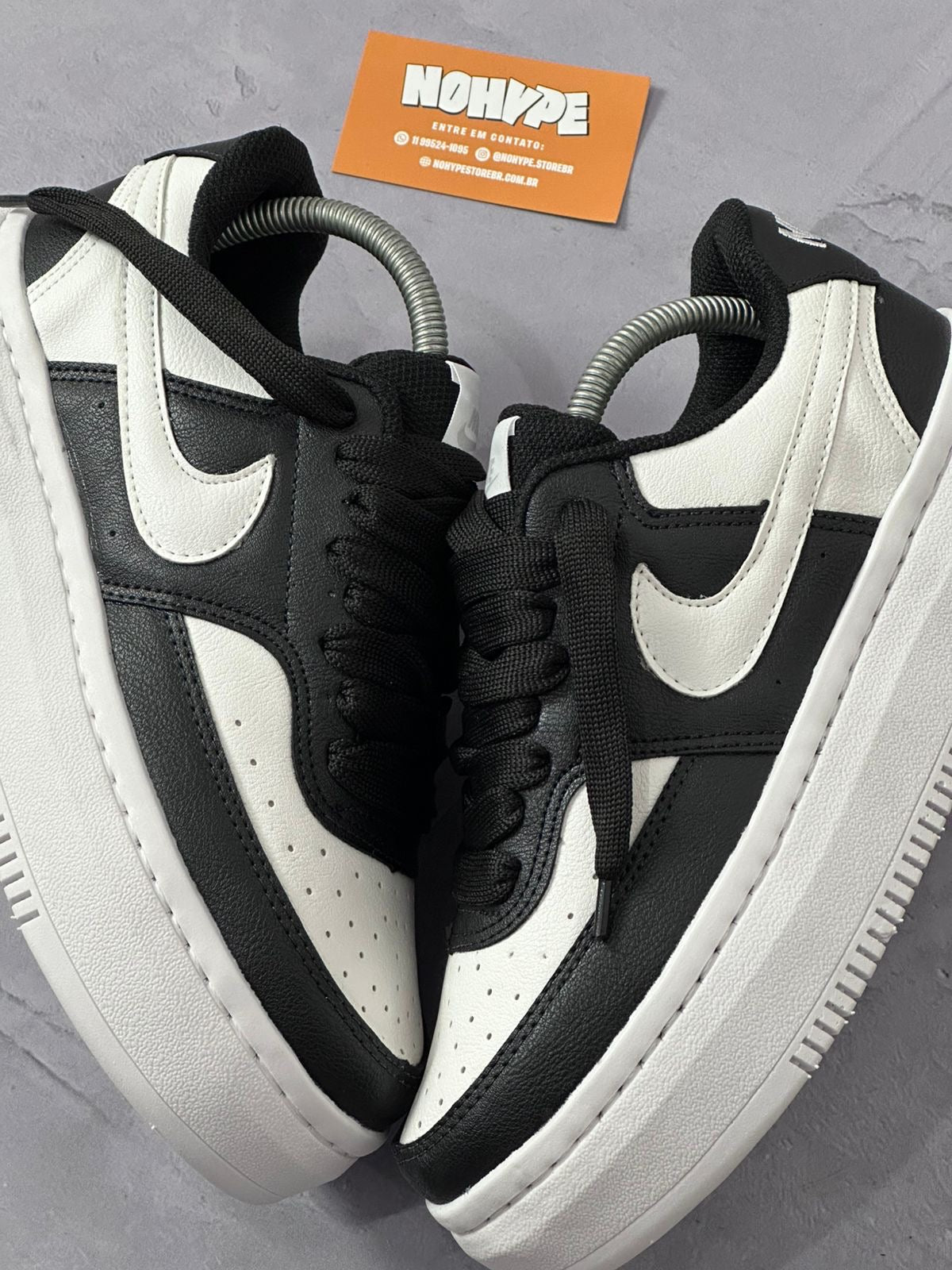 Tênis Nike Court Vision Alta - Panda