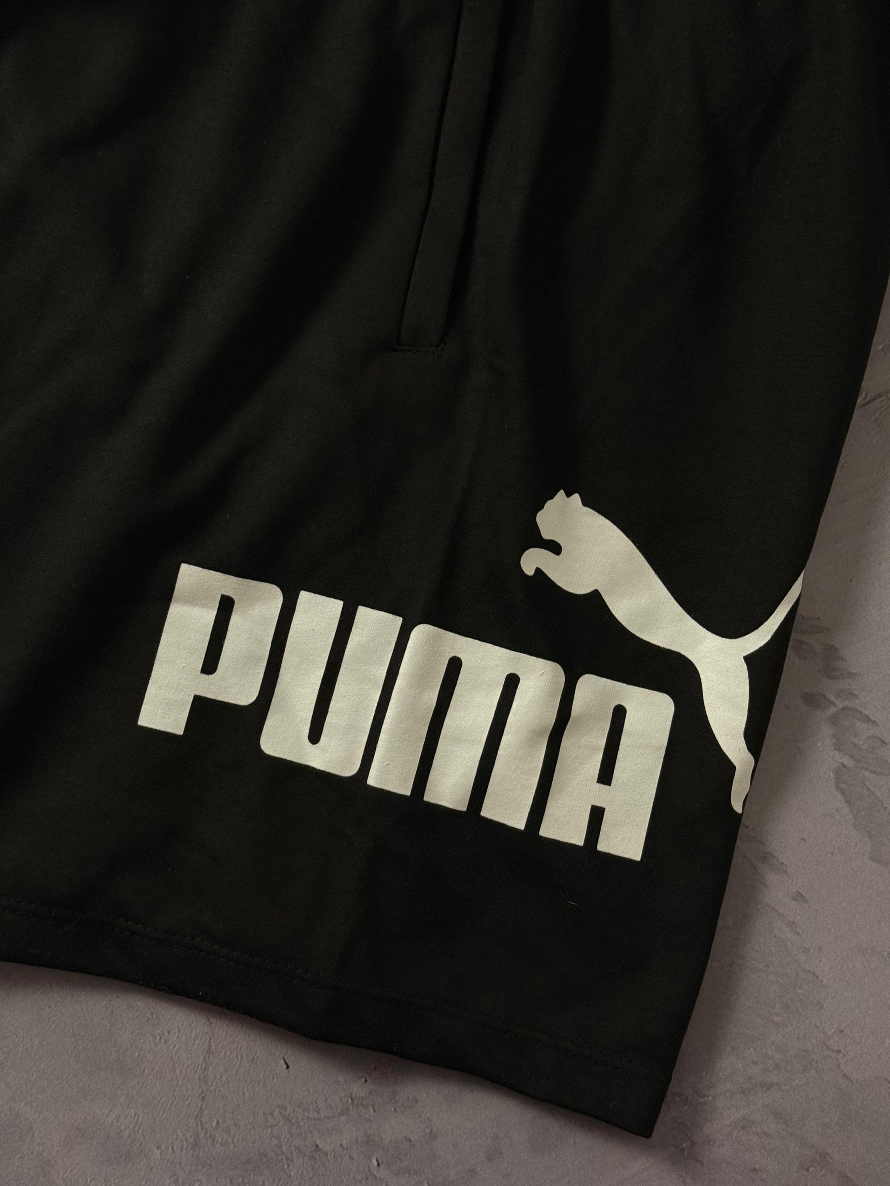 Shorts Moletom Puma - Preto