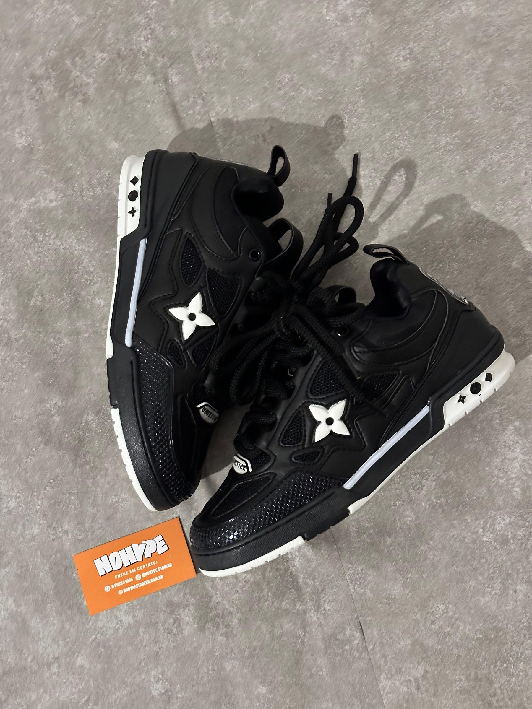 Tênis Louis Vuitton Skate - Preto