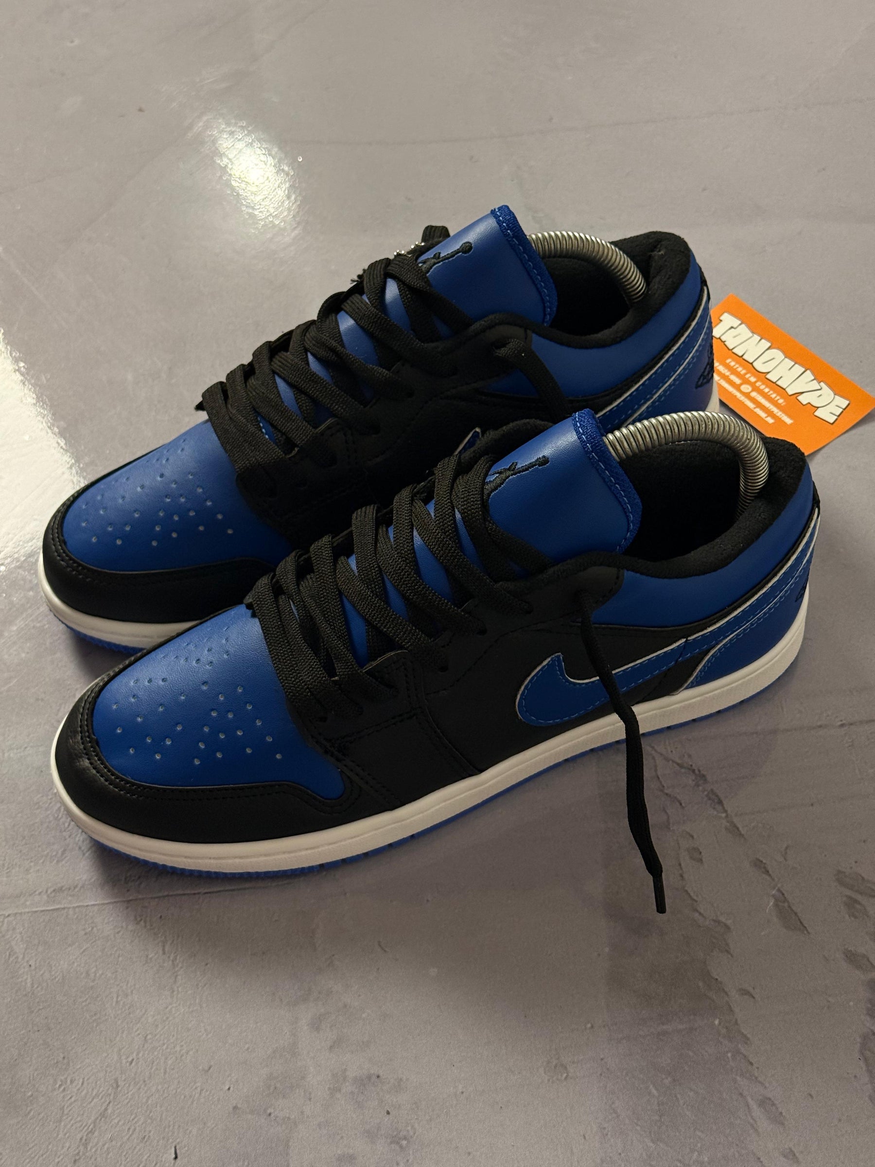 Tênis Nike Air Jordan Low 1 - Azul/Preto