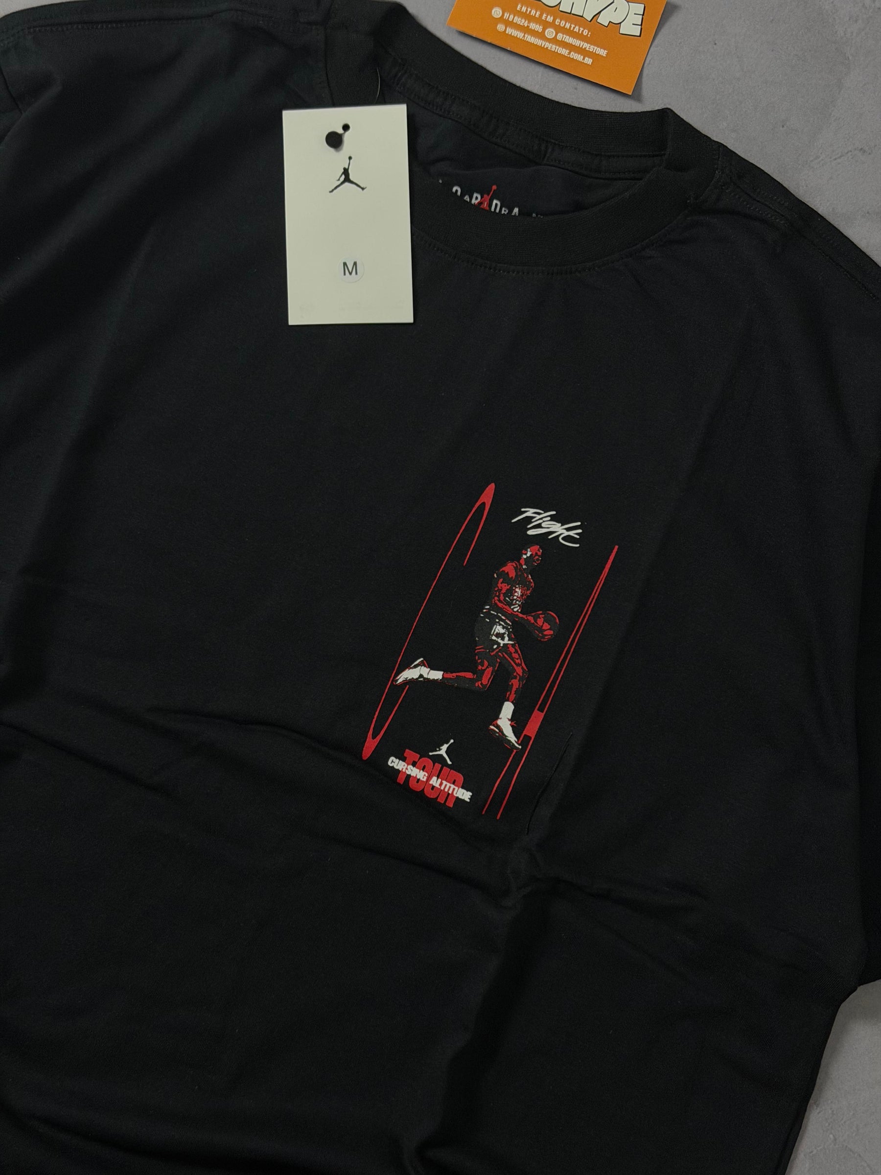 Camiseta Nike x Jordan Tour - Preto