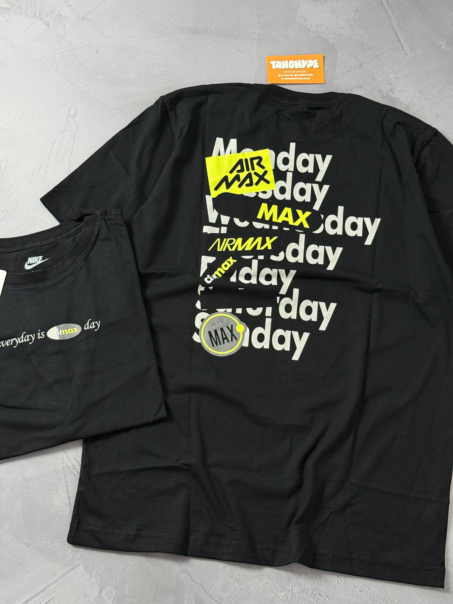 Camiseta Nike AirMax Day - Preto