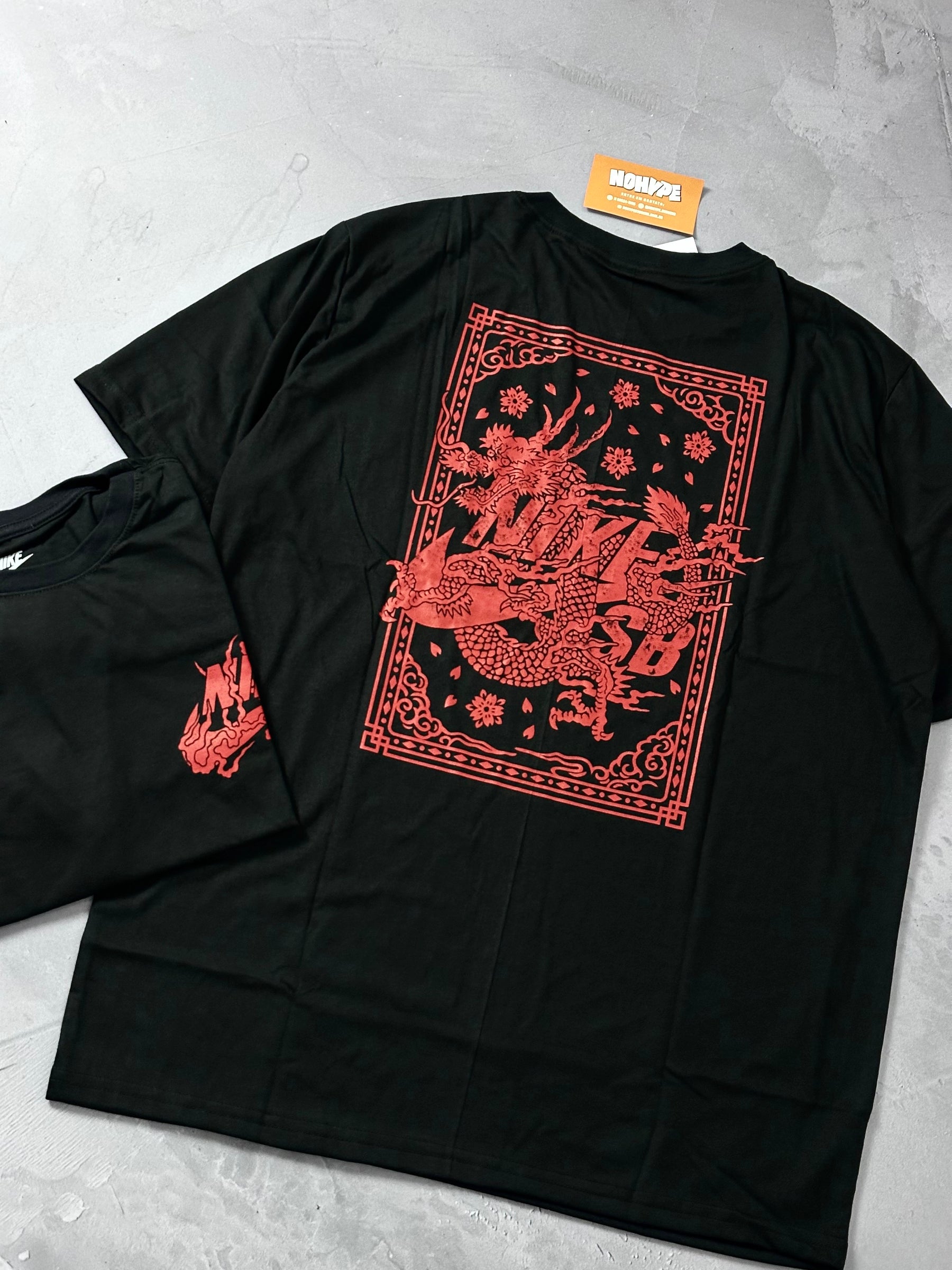 Camiseta Nike Sb Dragon - Preto