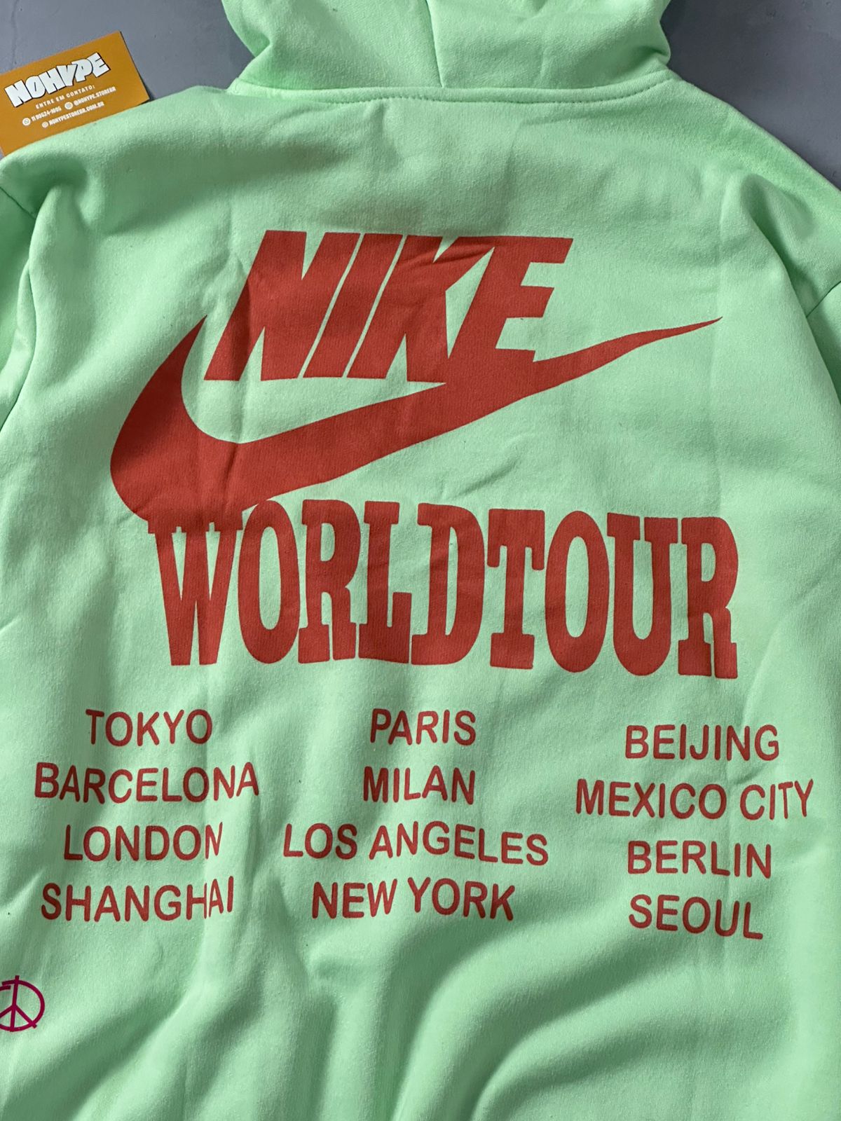 Moletom Nike World Tour - Verde em