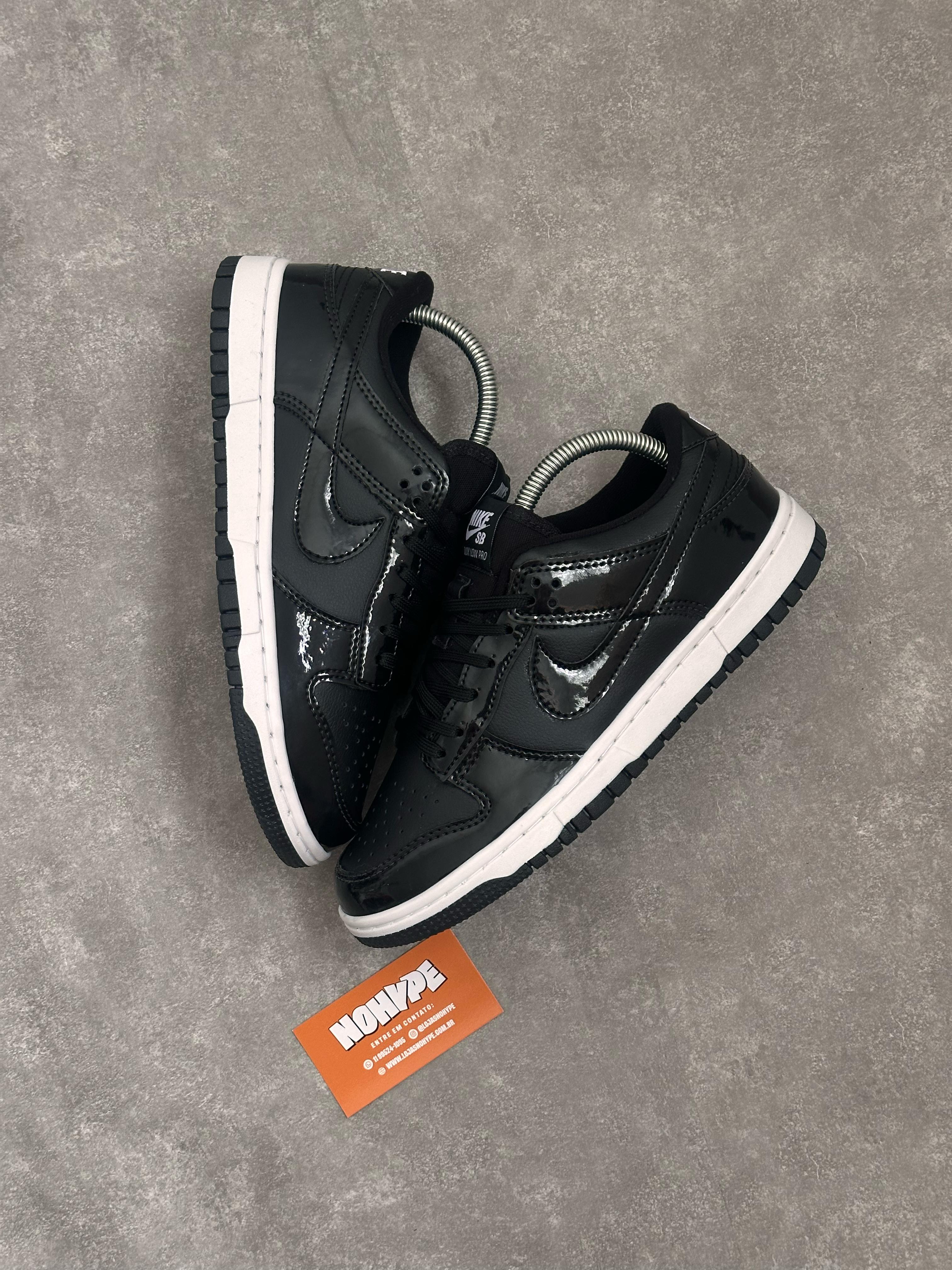 Tênis Nike Dunk Brilhante - Preto