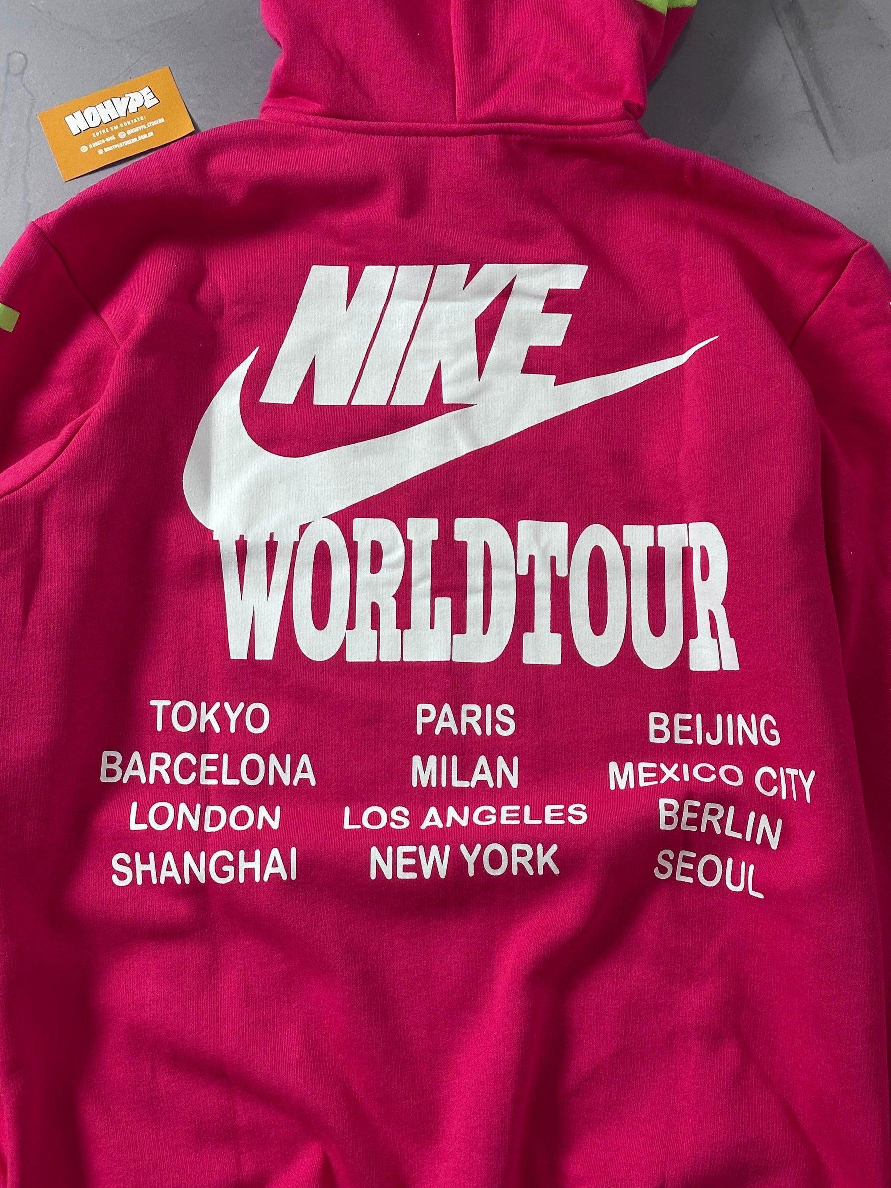 Moletom Nike World Tour - Rosa