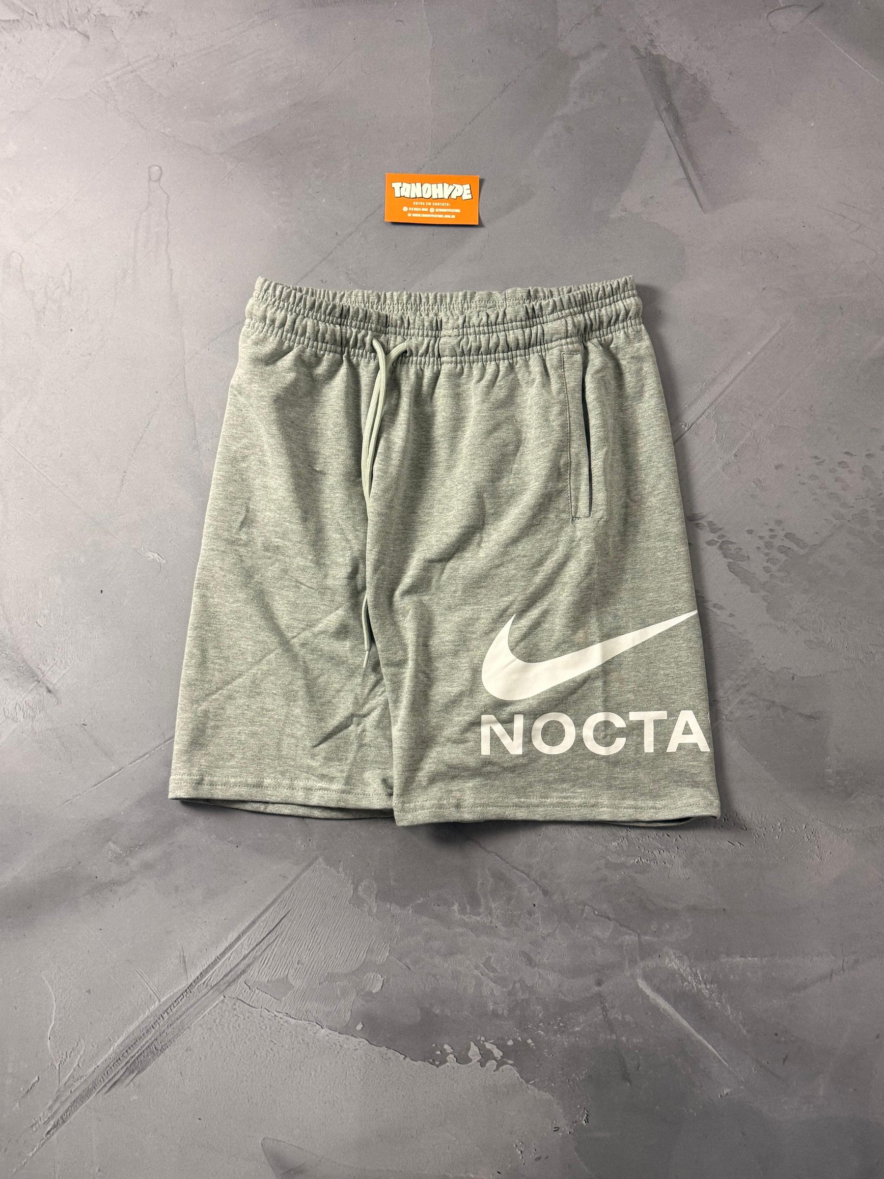 Shorts Moletom Nike x Nocta - Cinza