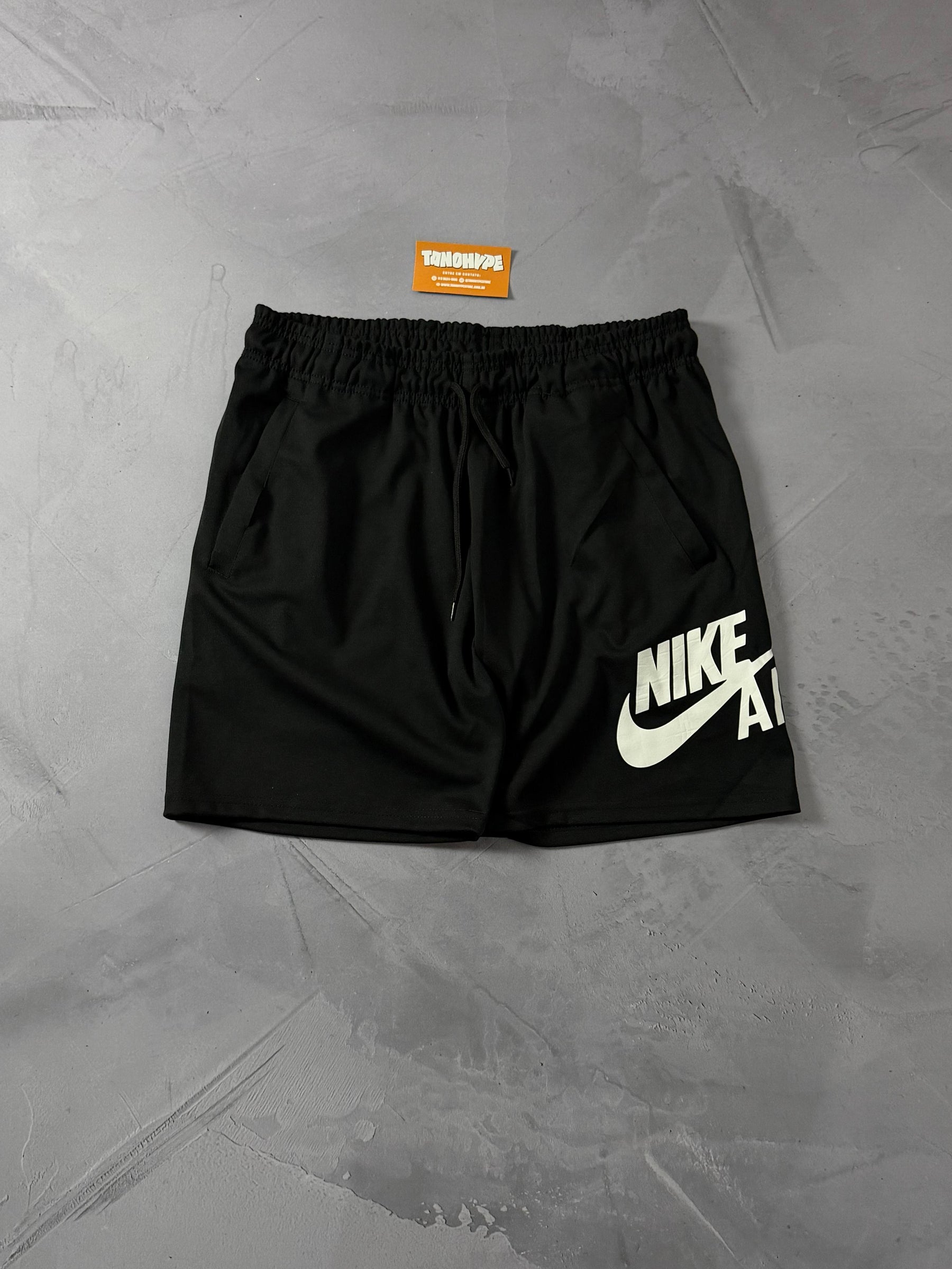 Shorts Moletom Nike Air - Preto
