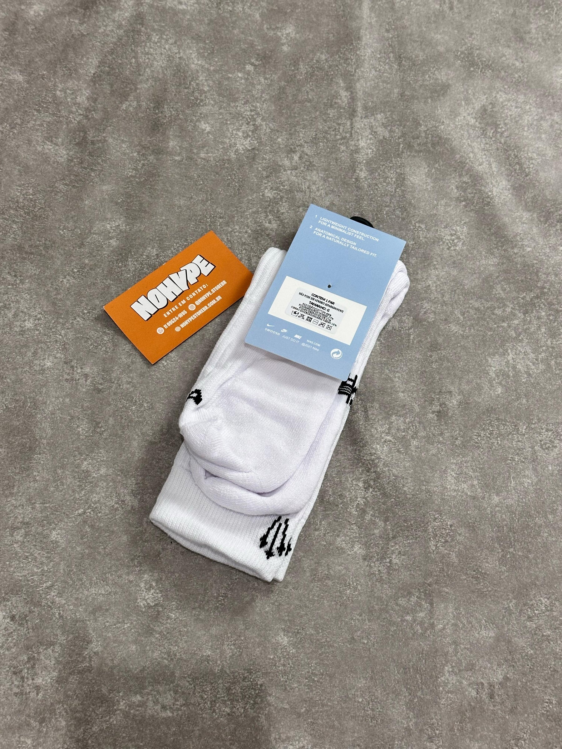 Meia Cano Alto Nike x Nocta - Branca