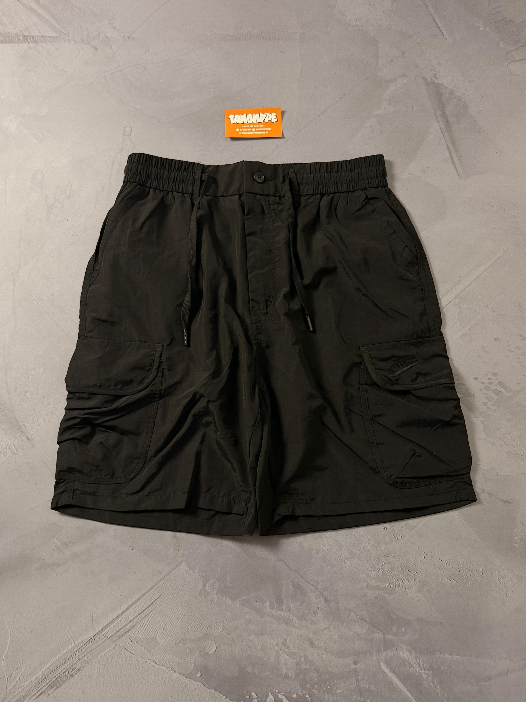 Shorts Tactel Cargo Nike - All Black