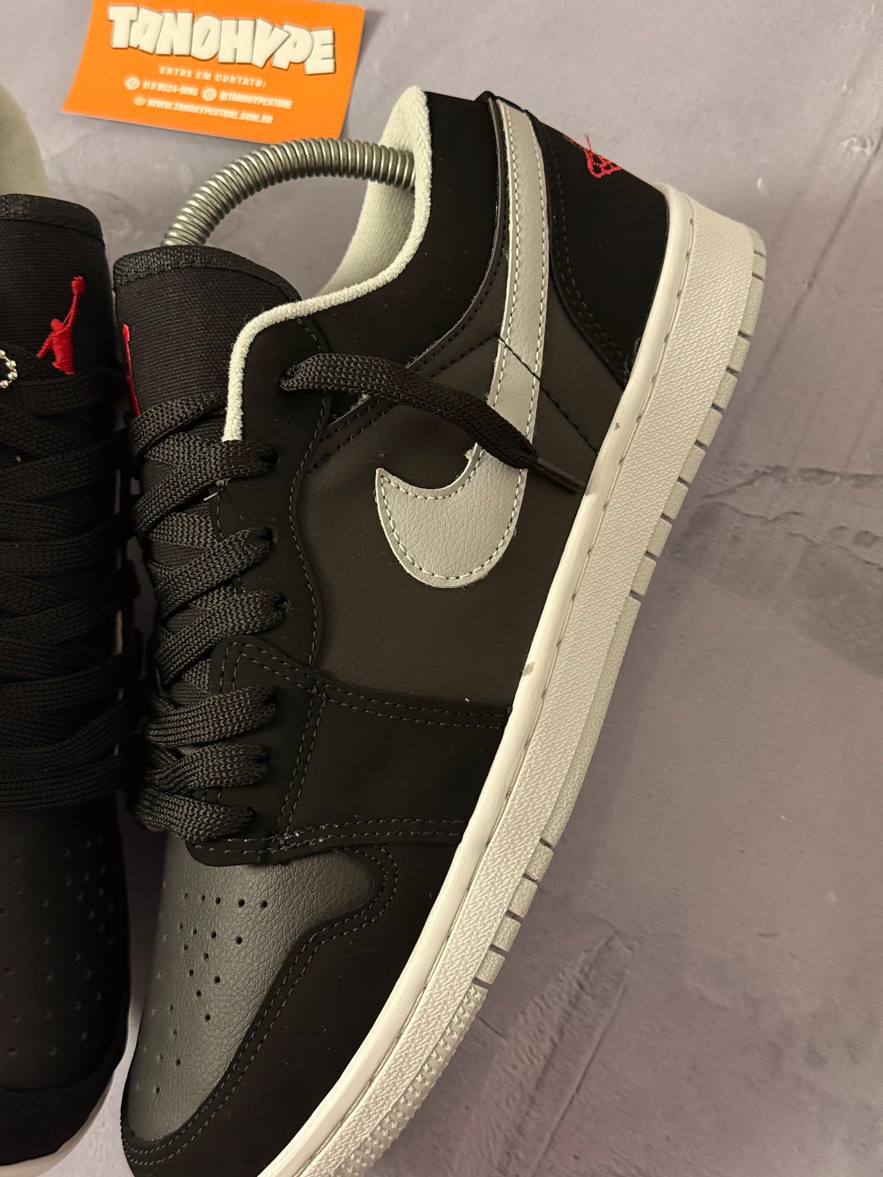 Tênis Nike Air Jordan Low 1 - Cinza Escuro