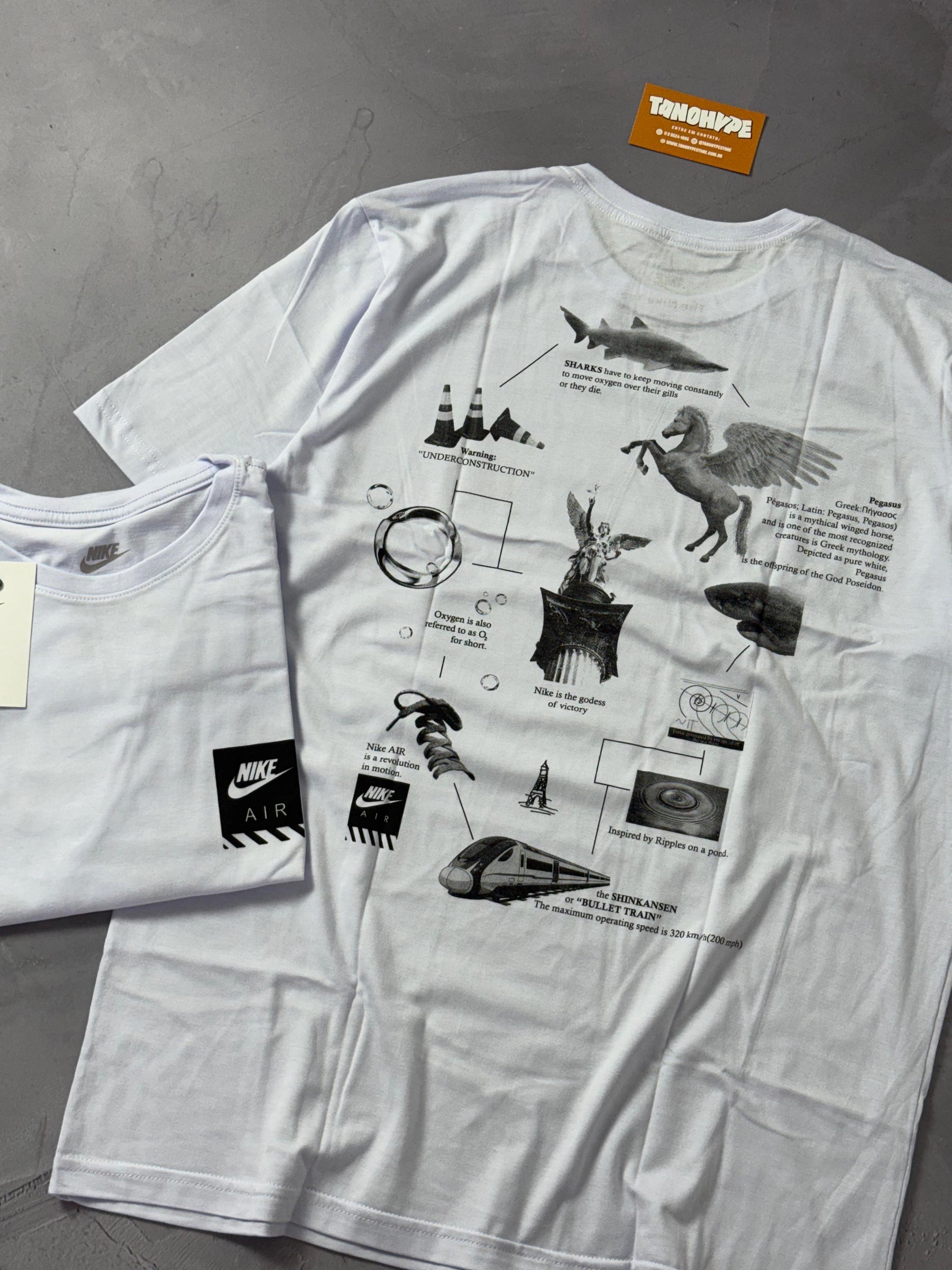 Camiseta Nike Air Pegasus - Branco