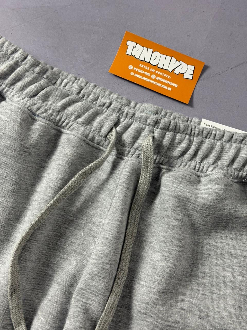 Shorts Moletom Nike Multi Swoosh - Cinza