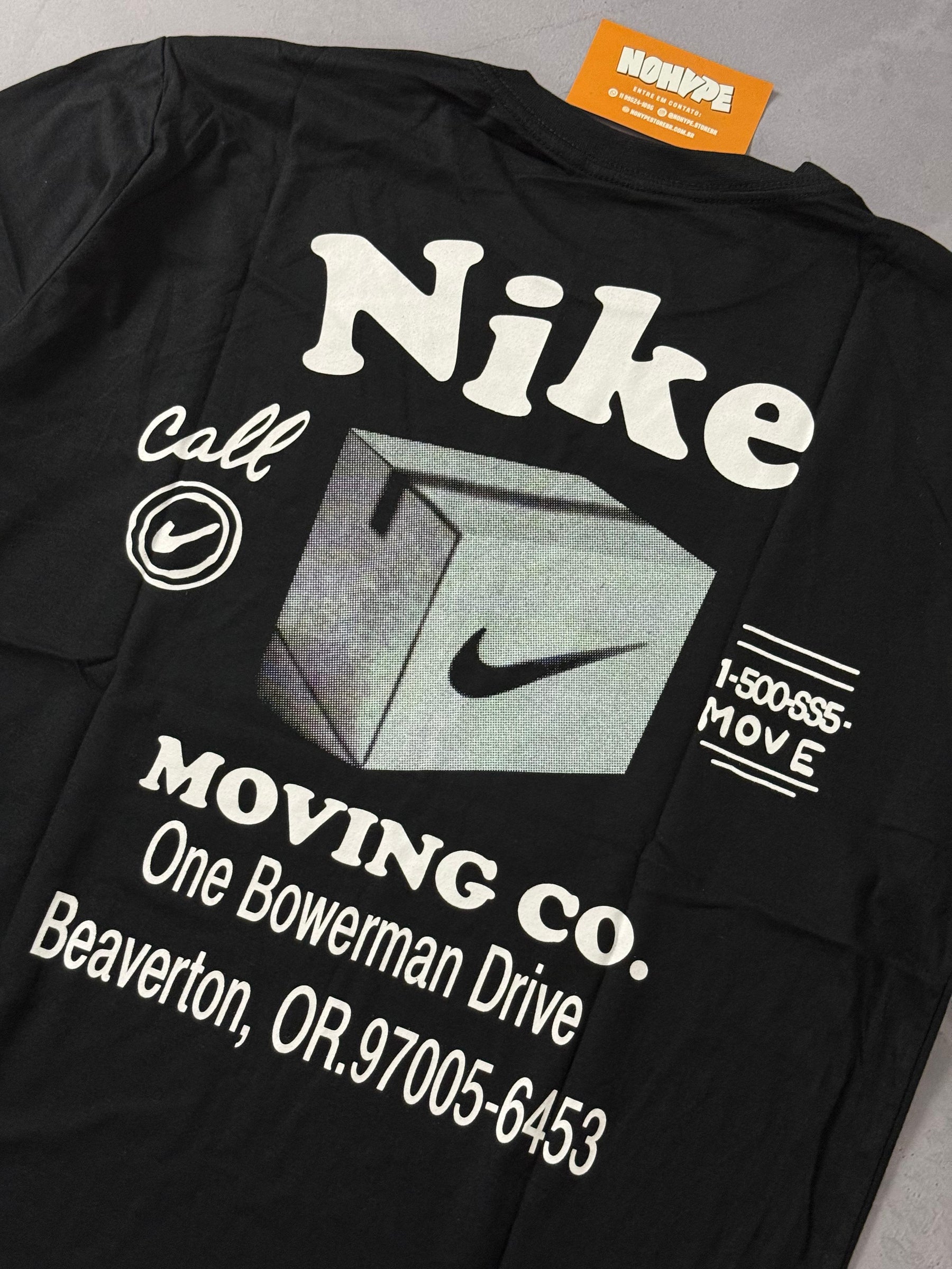 Camiseta Nike Moving - Preto