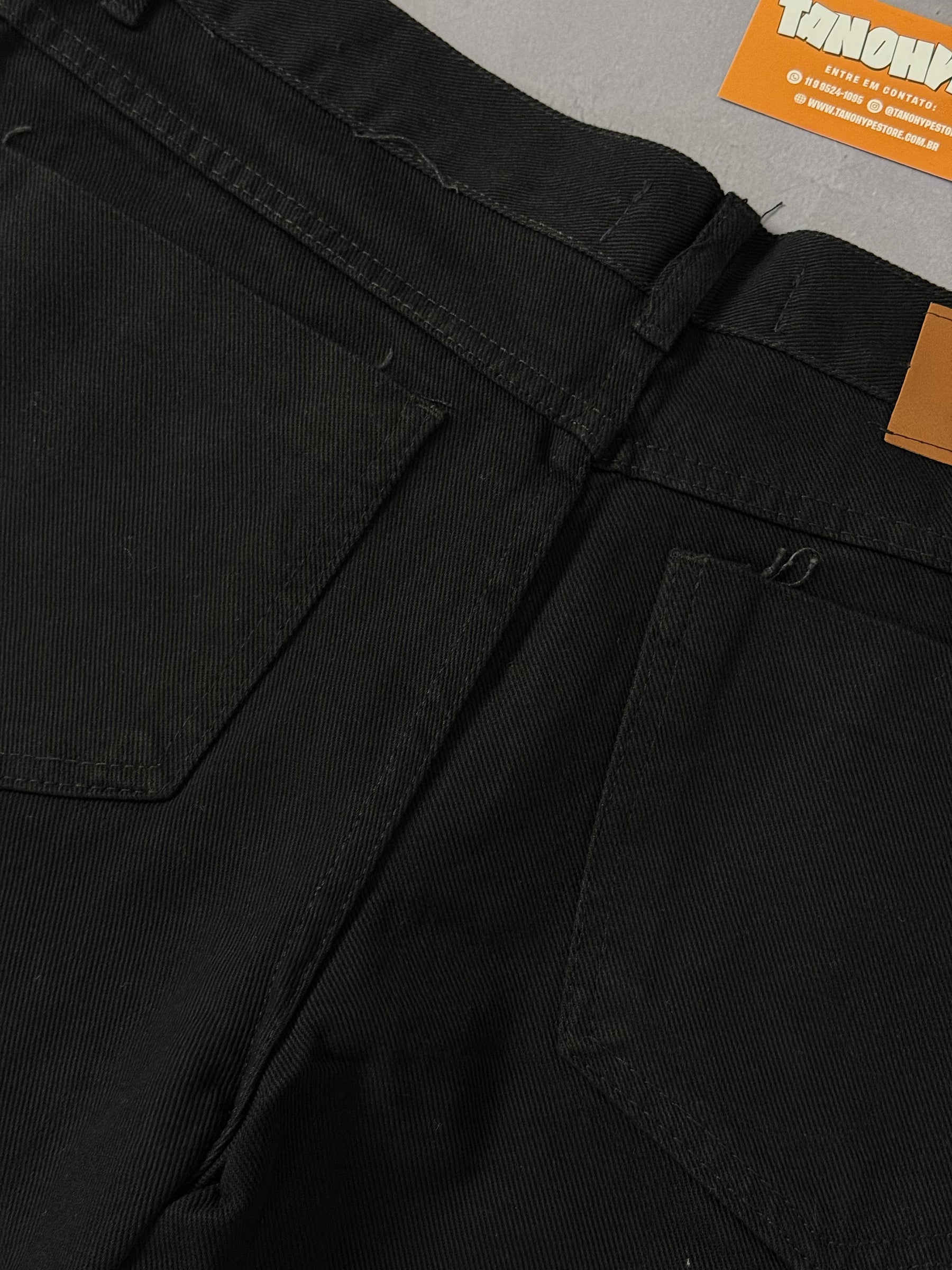 Calça Jeans Baggy - Preta