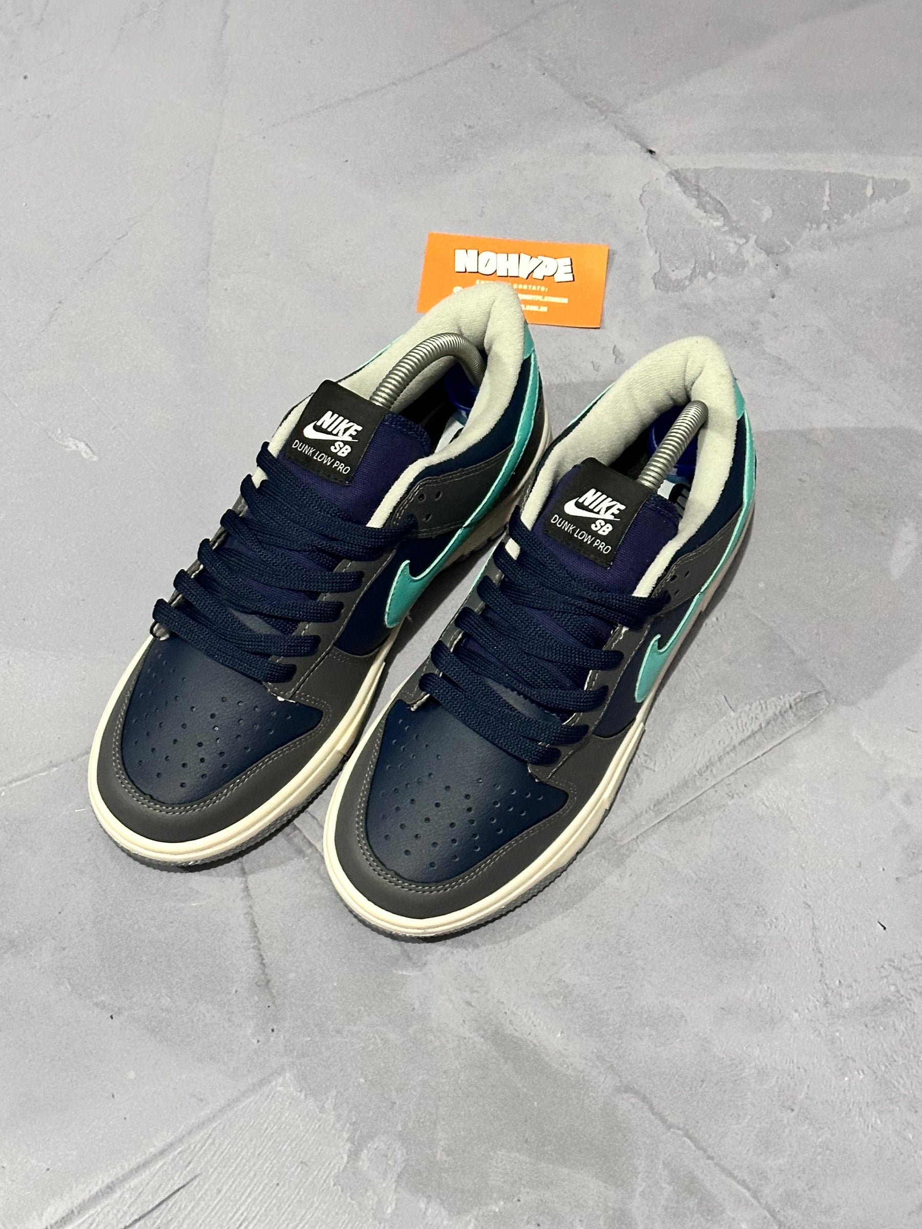 Tênis Nike Dunk Retrô - Cinza/Azul