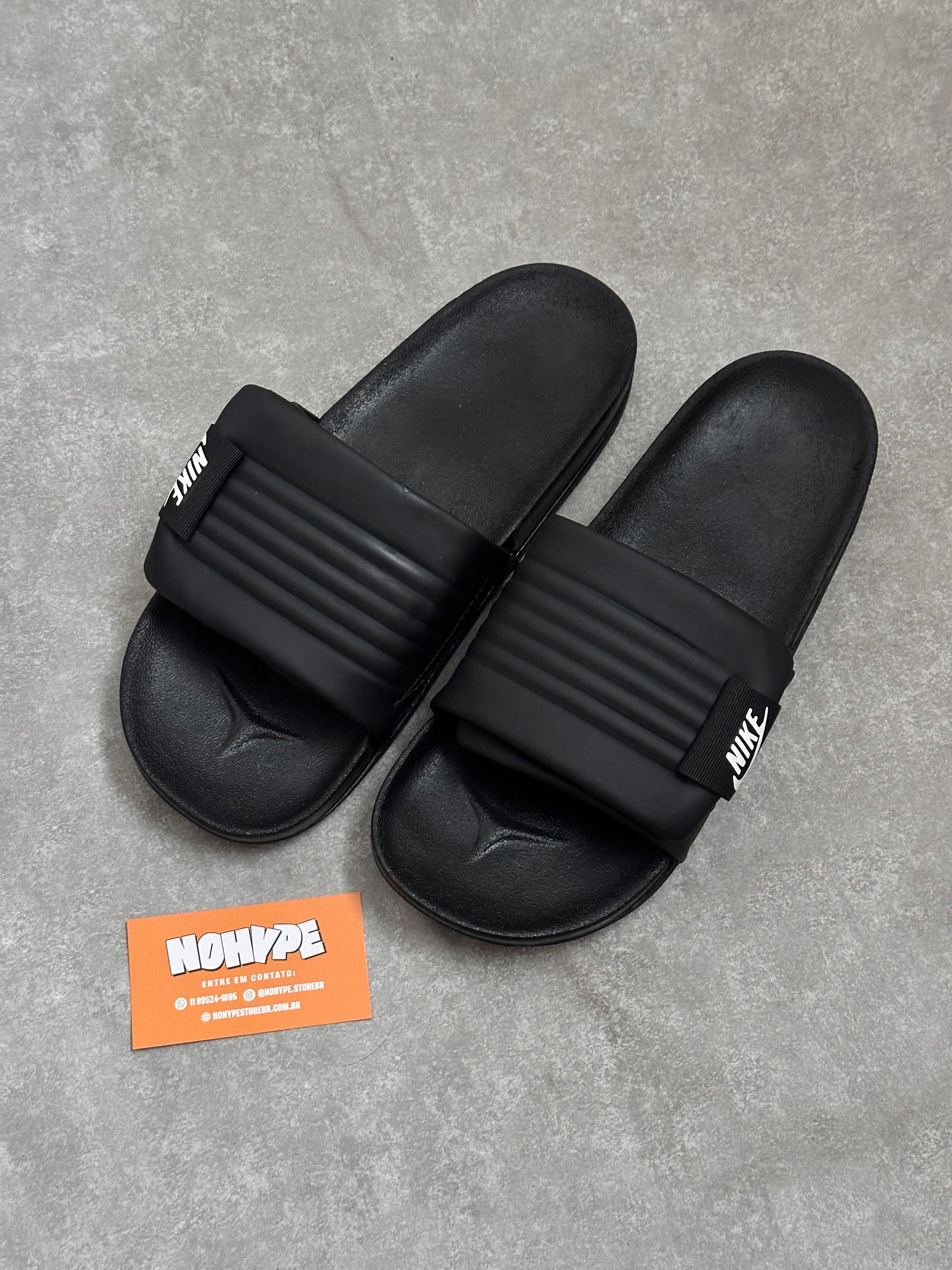 Chinelo Slide Nike Offcourt Adjust - Preto