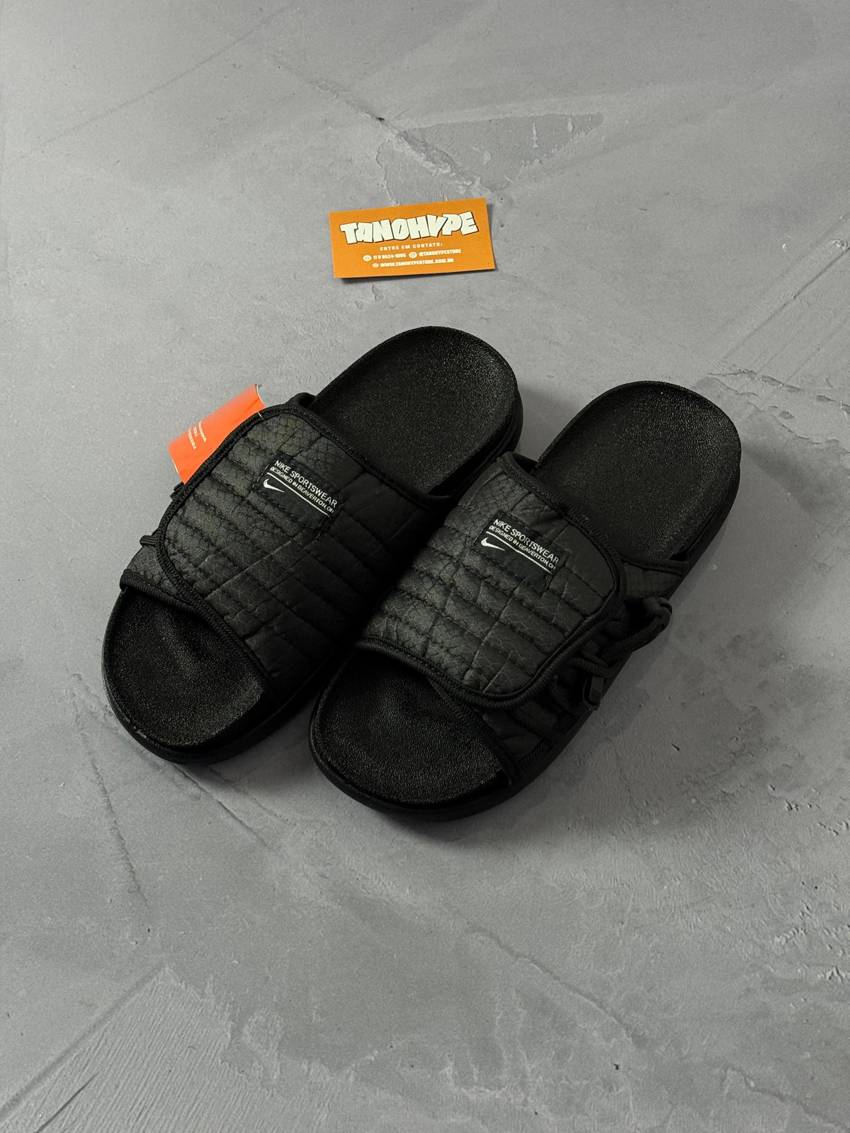 Chinelo Slide Asuna 2.0 Nike - All Black