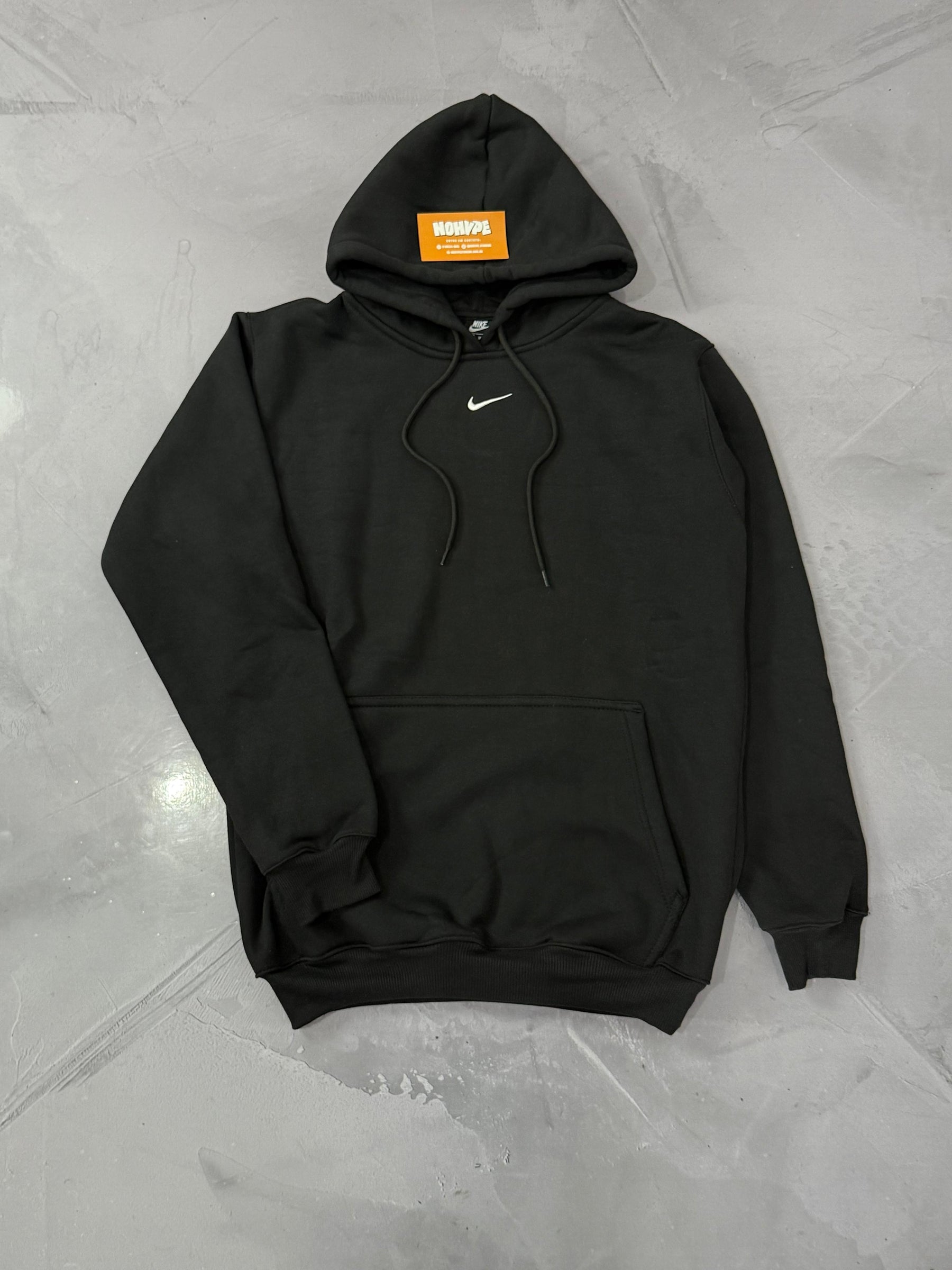 Moletom Nike Essentials Bordado - Preto