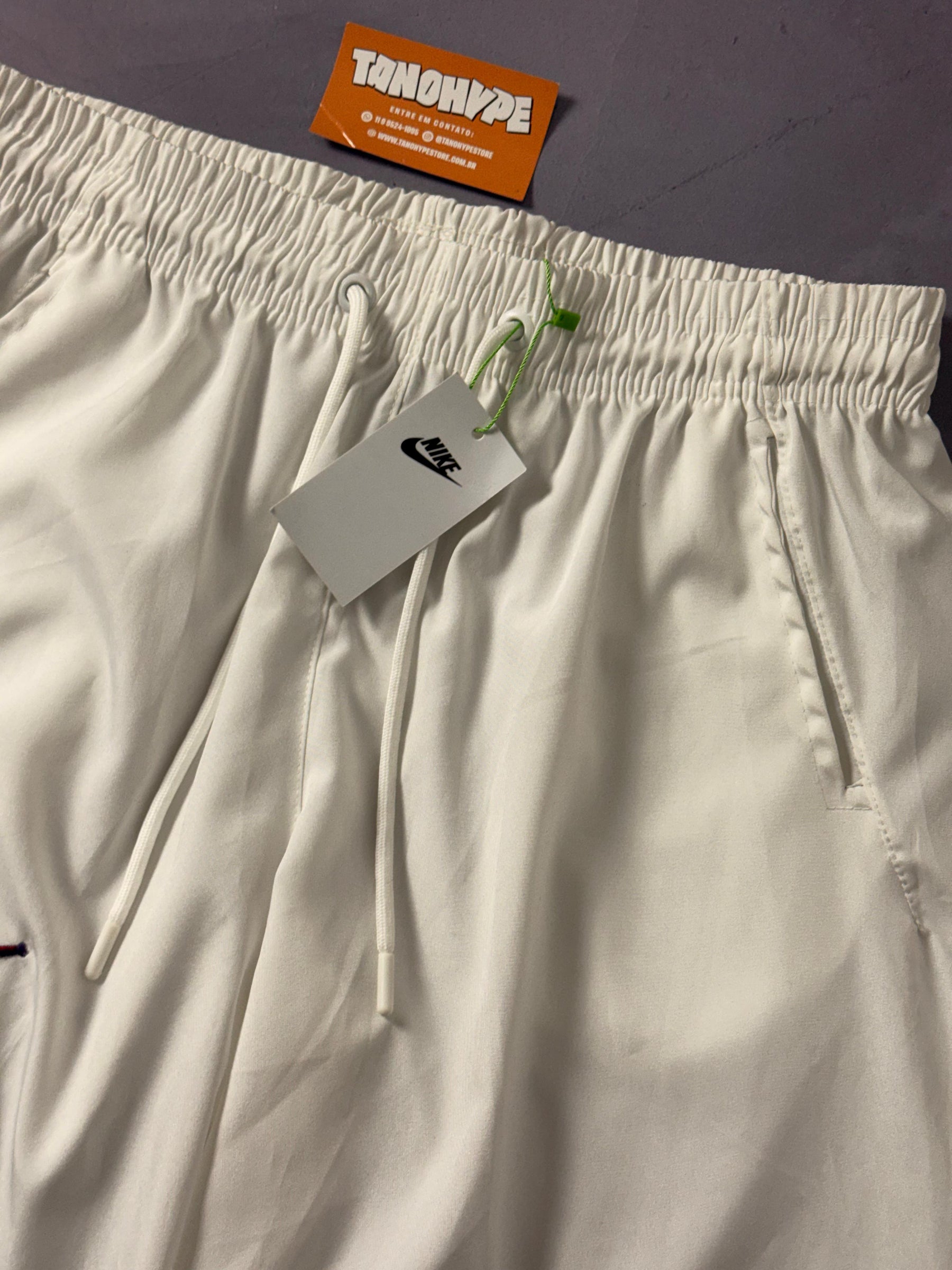 Shorts Tactel Nike Color - Branco