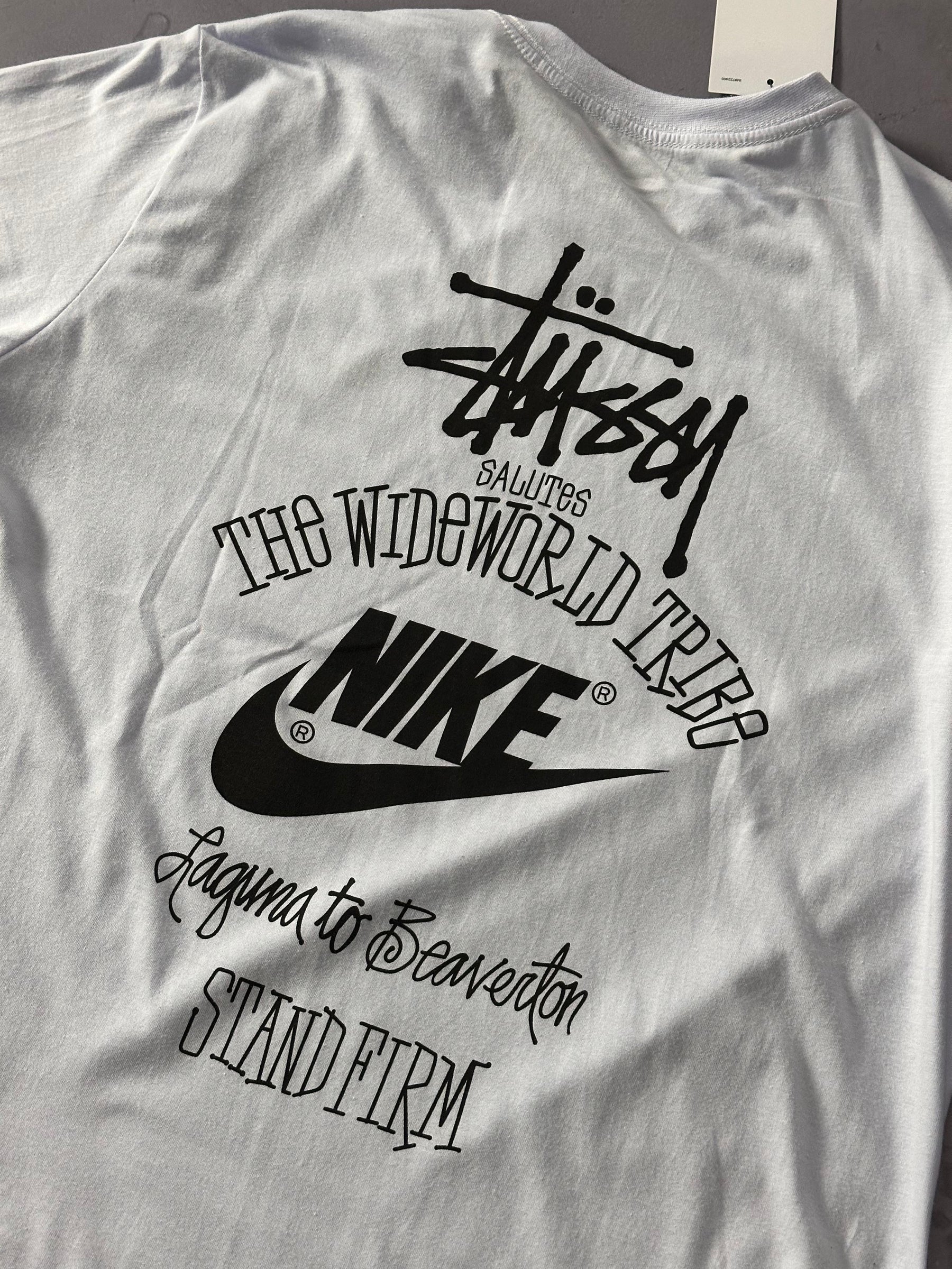 Camiseta Nike x Stussy Logo - Branco