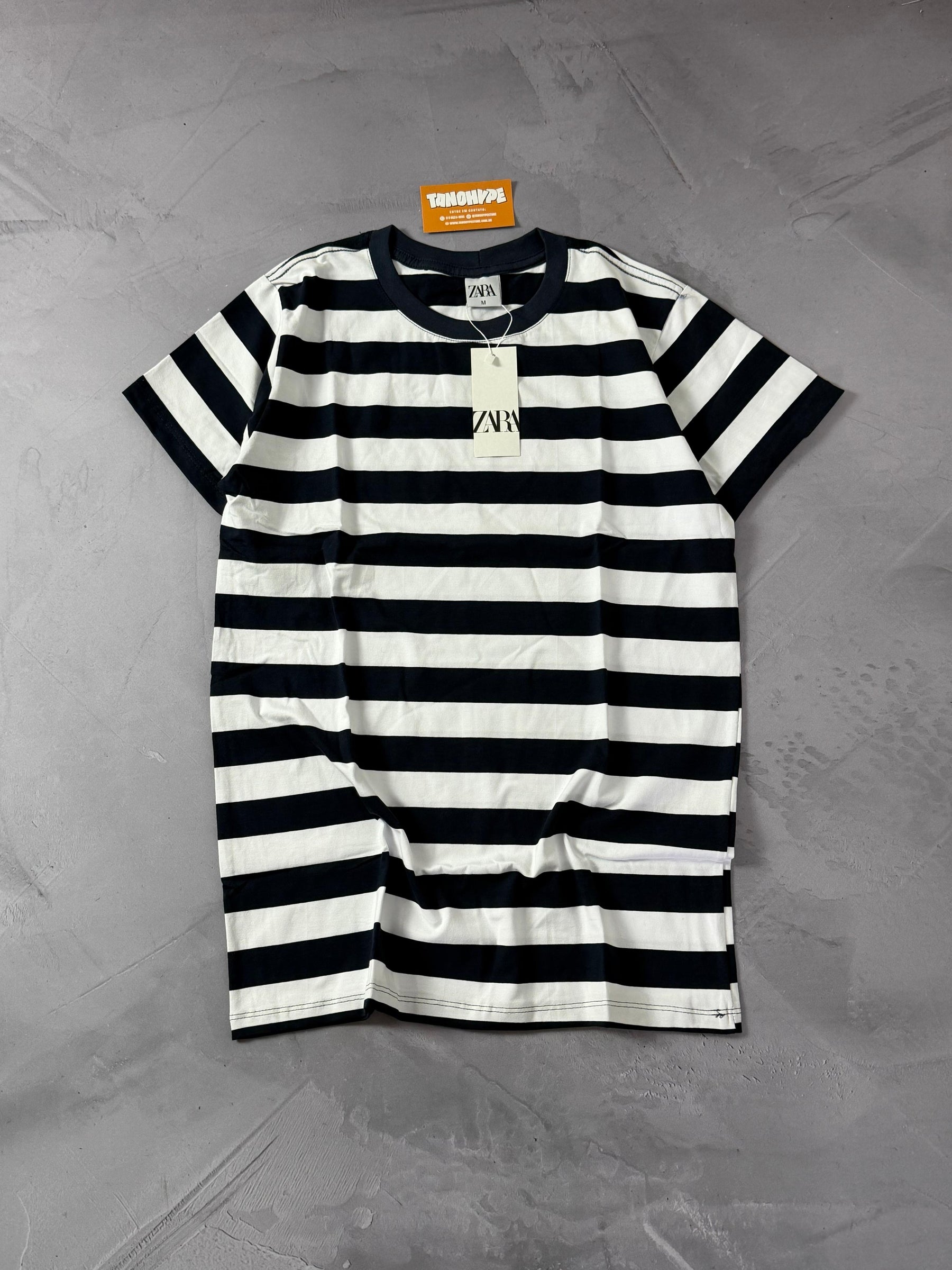 Camiseta Zara Listrada 01
