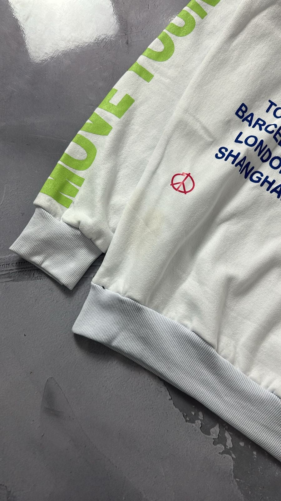 Moletom Nike World Tour - Branco