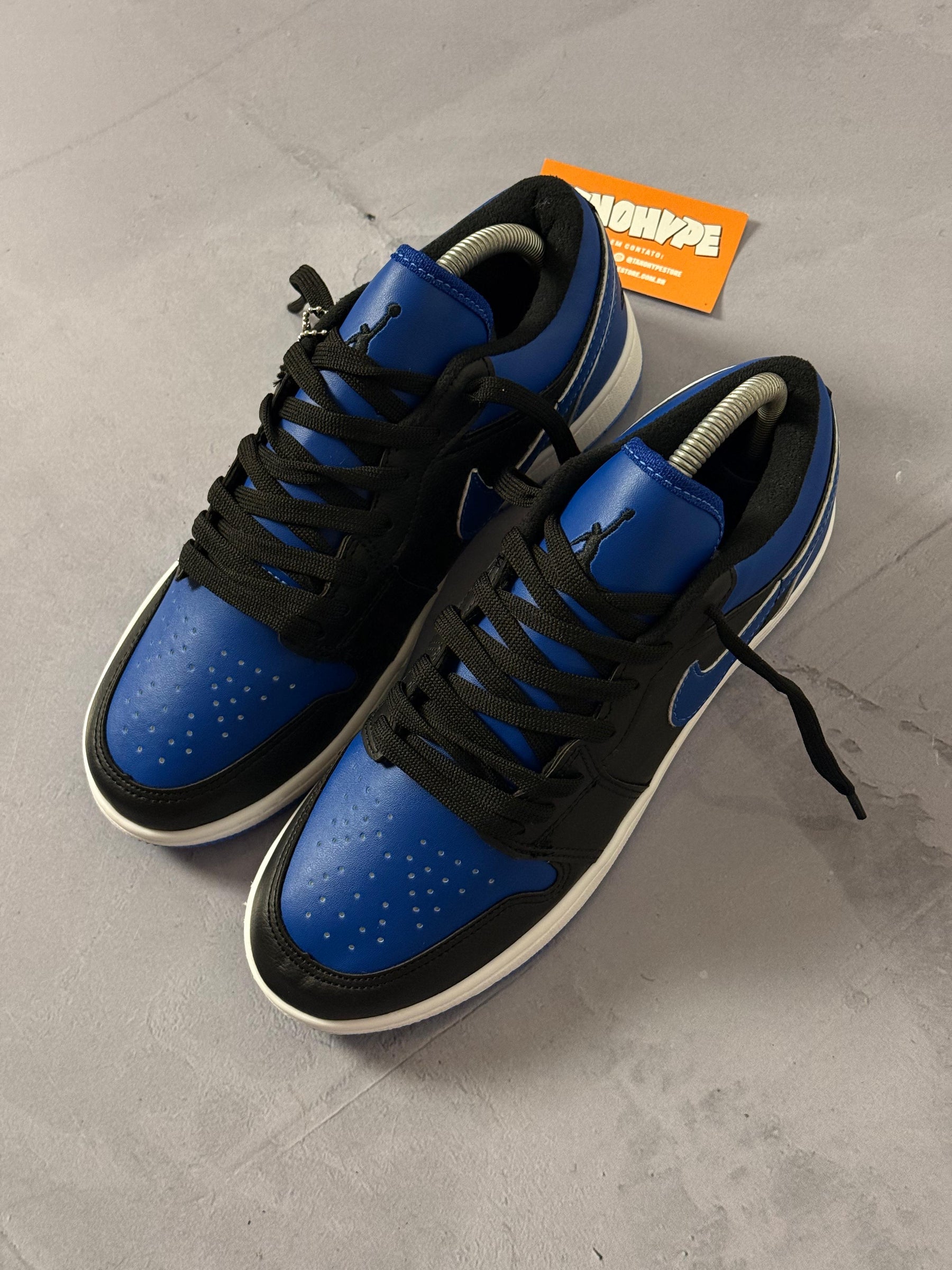 Tênis Nike Air Jordan Low 1 - Azul/Preto