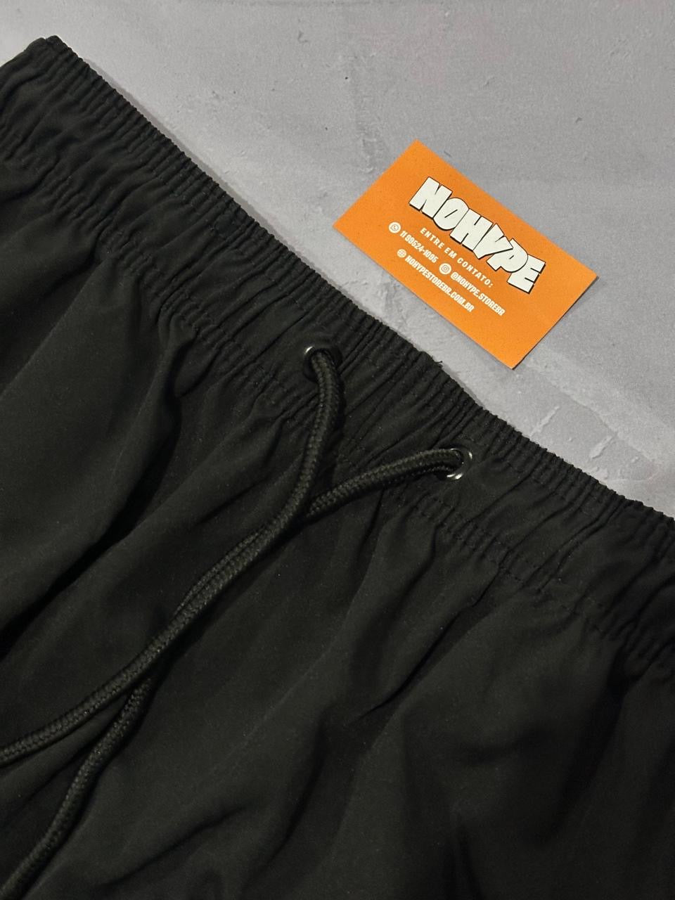 Shorts Tactel Nike x Stussy - Preto
