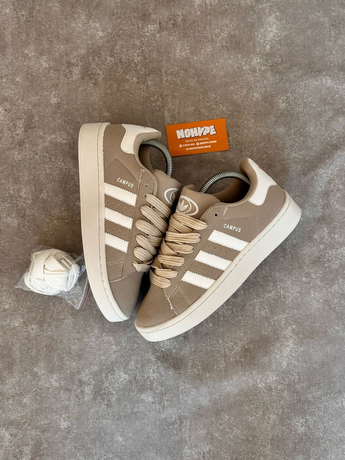 Tênis Adidas Campus 00s - Bege – TA NO HYPE