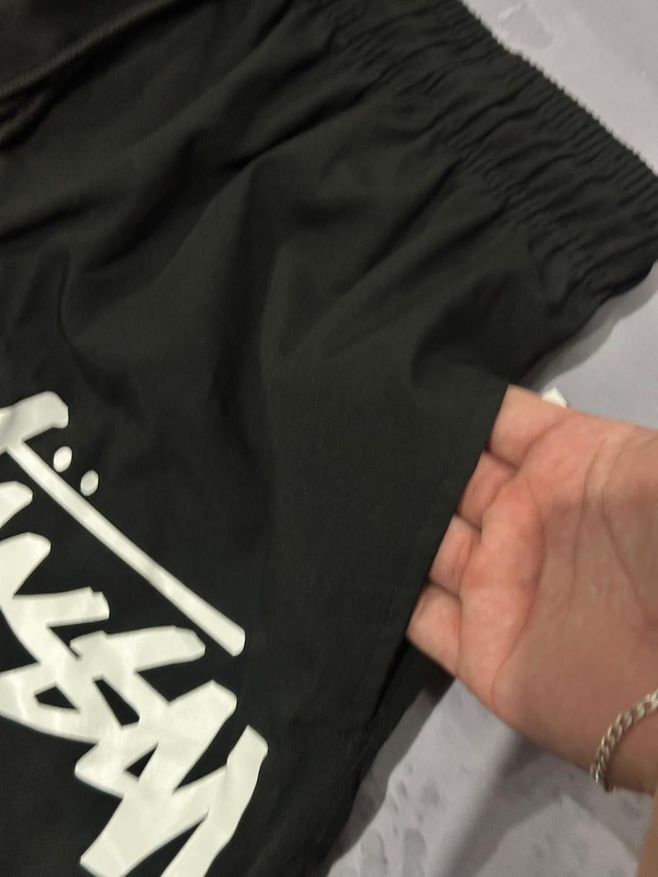 Shorts Tactel Nike x Stussy - Preto