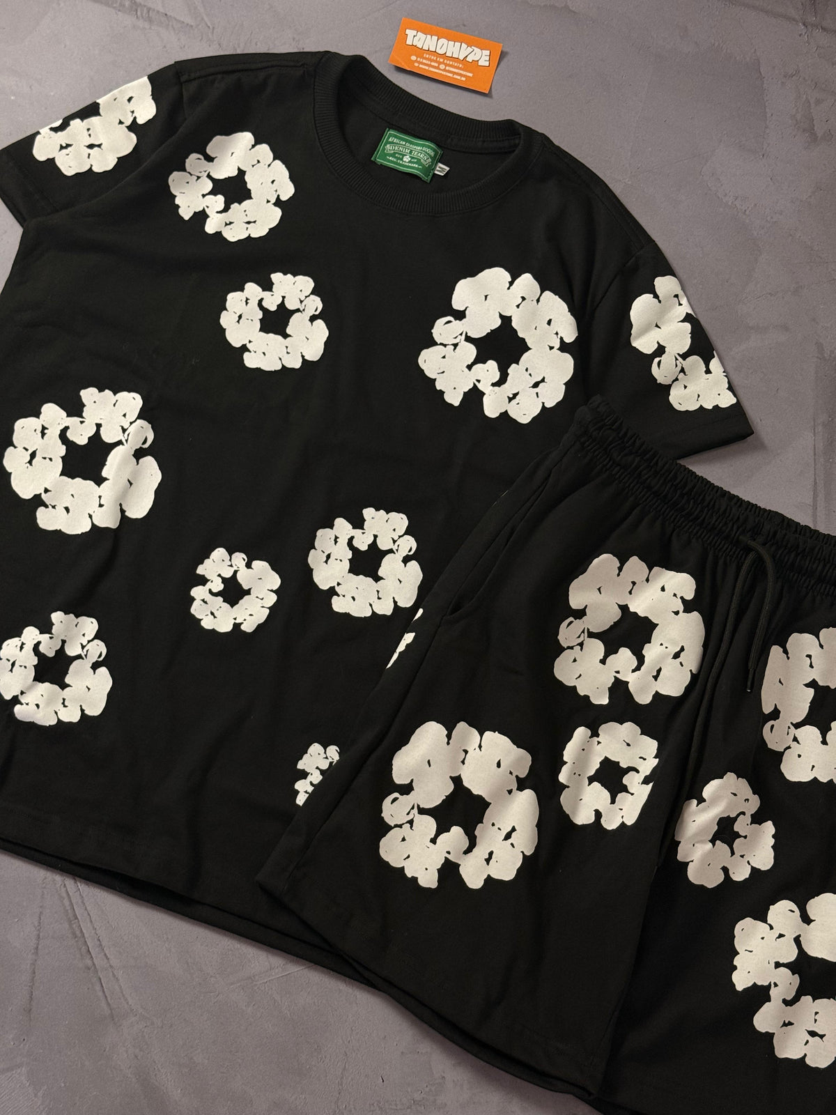 Conjunto Denim Tears - Preto