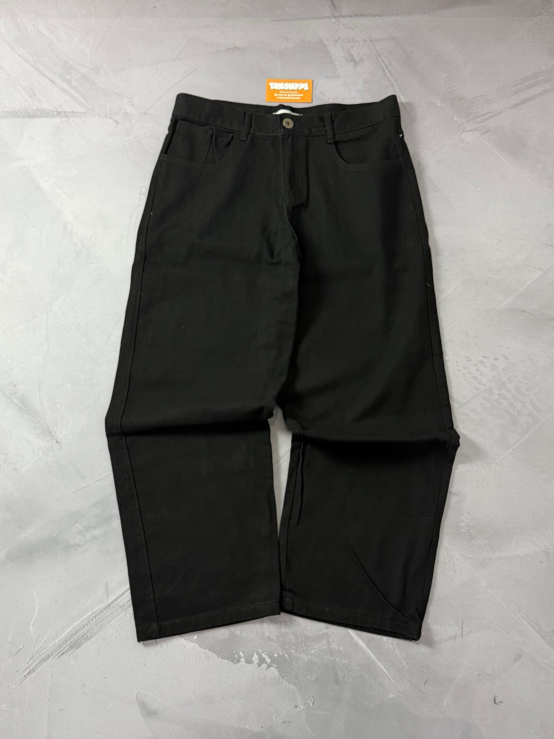 Calça Jeans Baggy - Preta