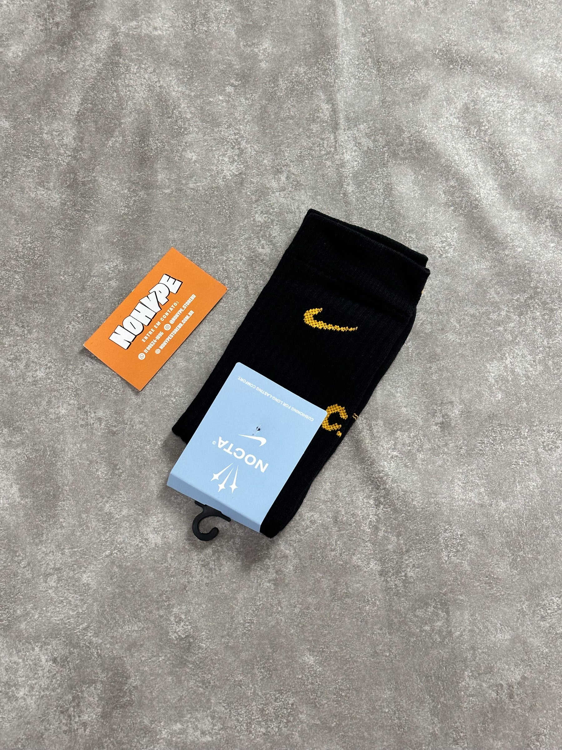 Meia Cano Alto Nike x Nocta - Preta