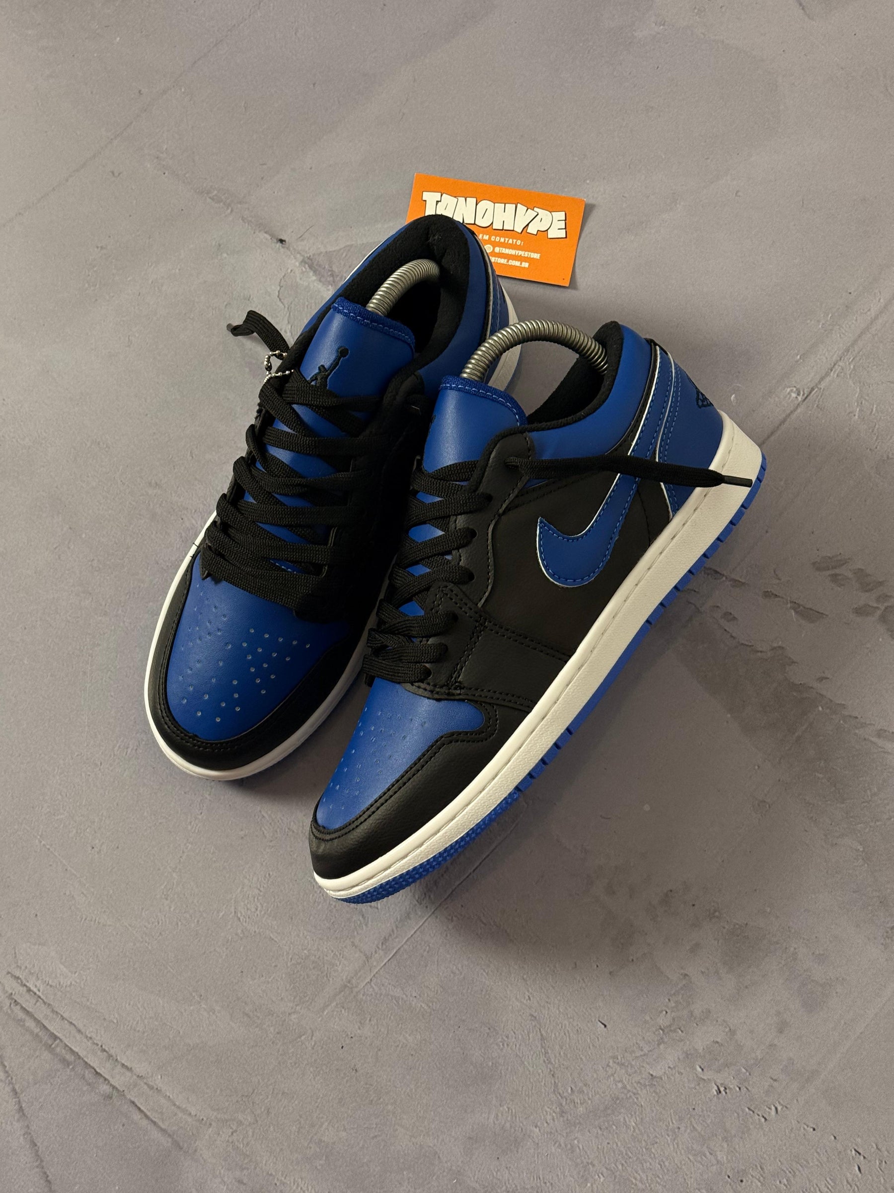 Tênis Nike Air Jordan Low 1 - Azul/Preto