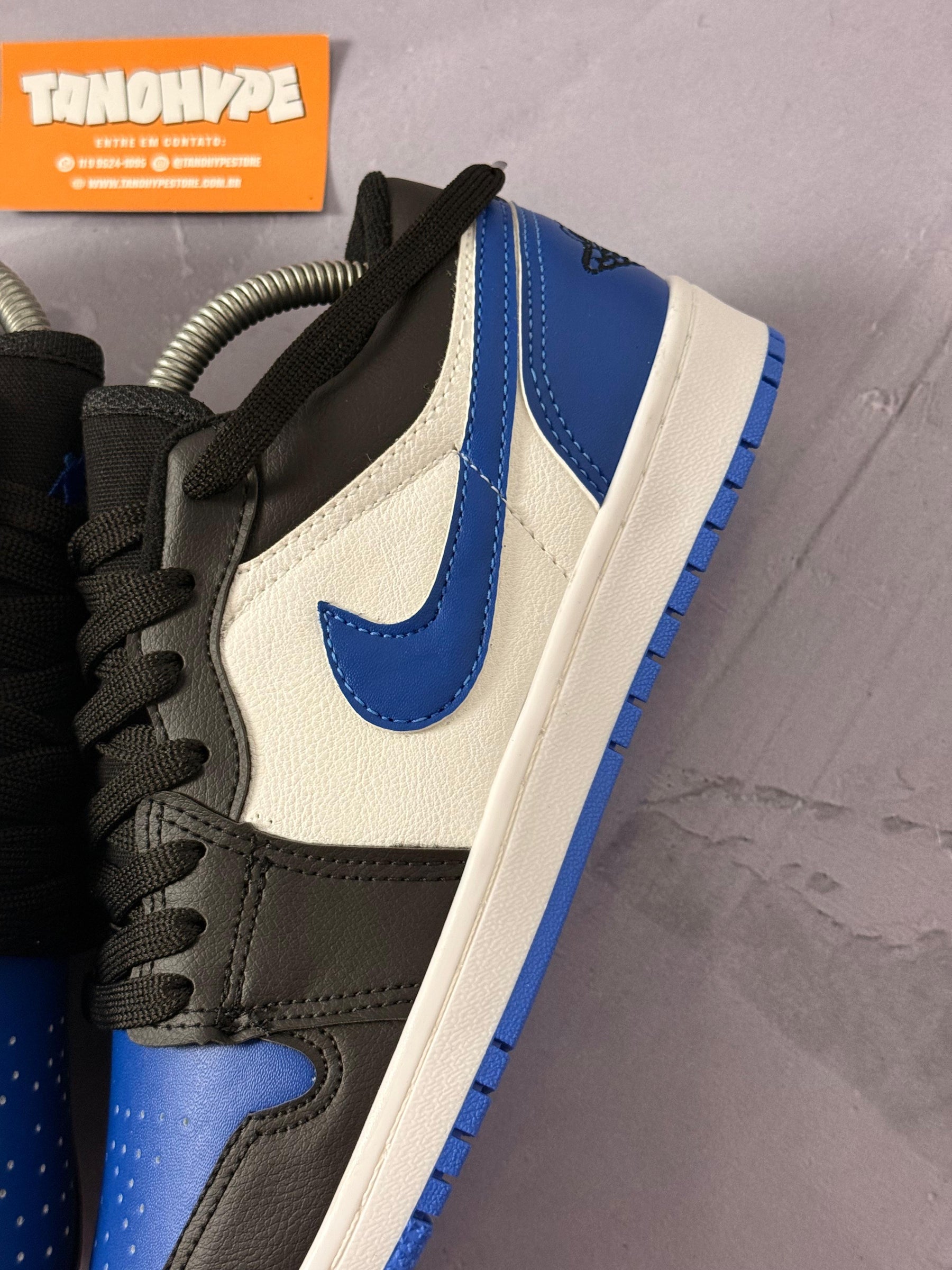 Tênis Nike Air Jordan Low 1 - Azul Royal