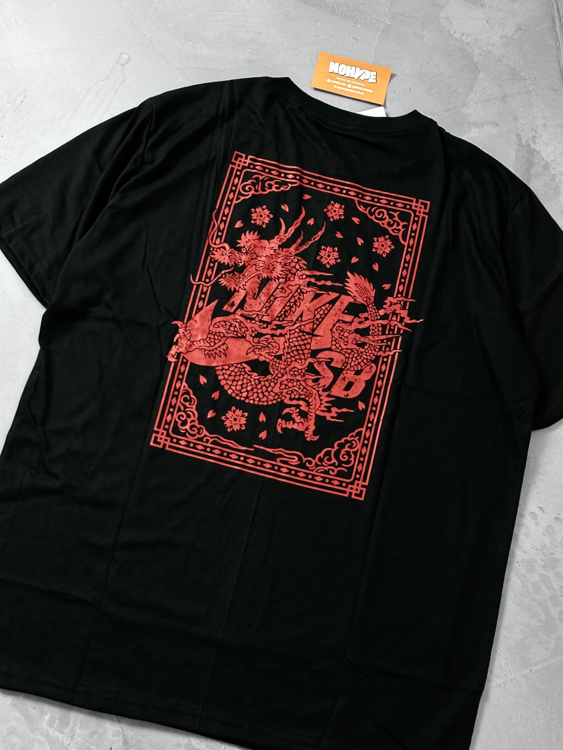 Camiseta Nike Sb Dragon - Preto