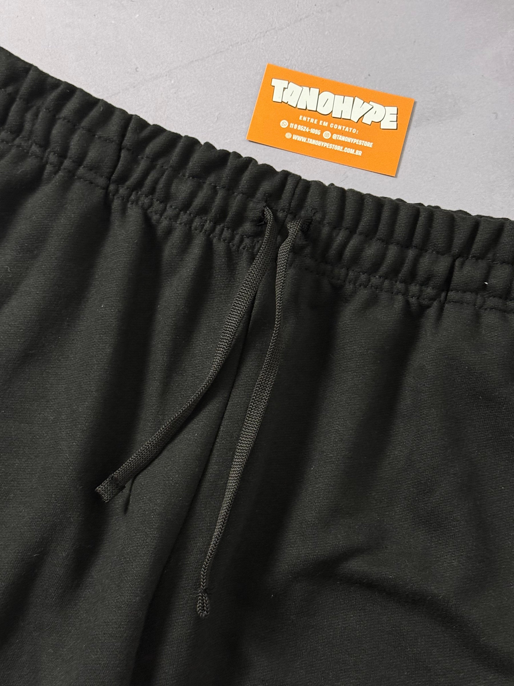 Shorts Moletom Nike Club - Preto