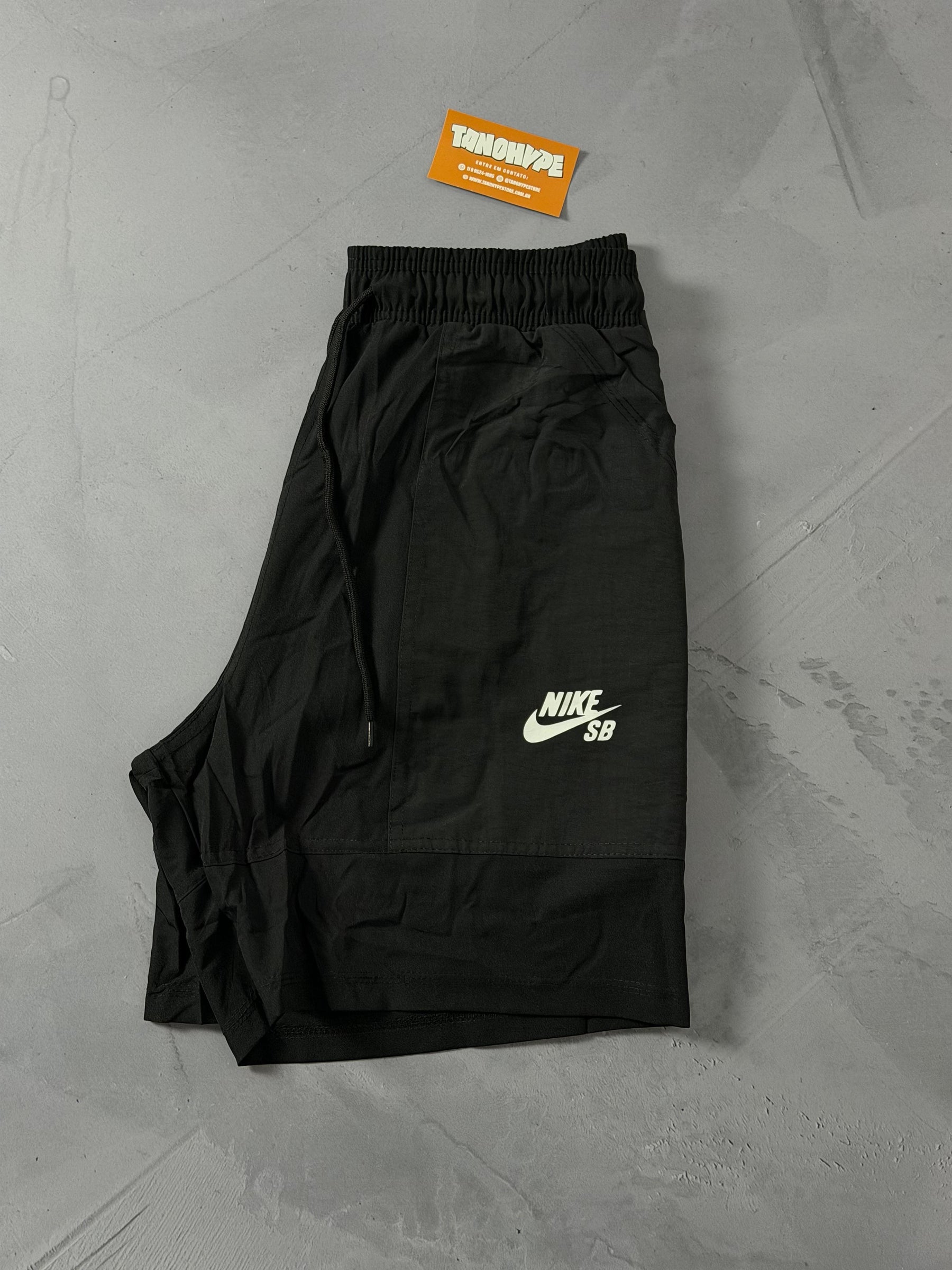 Shorts Tactel Cargo Nike SB - Preto