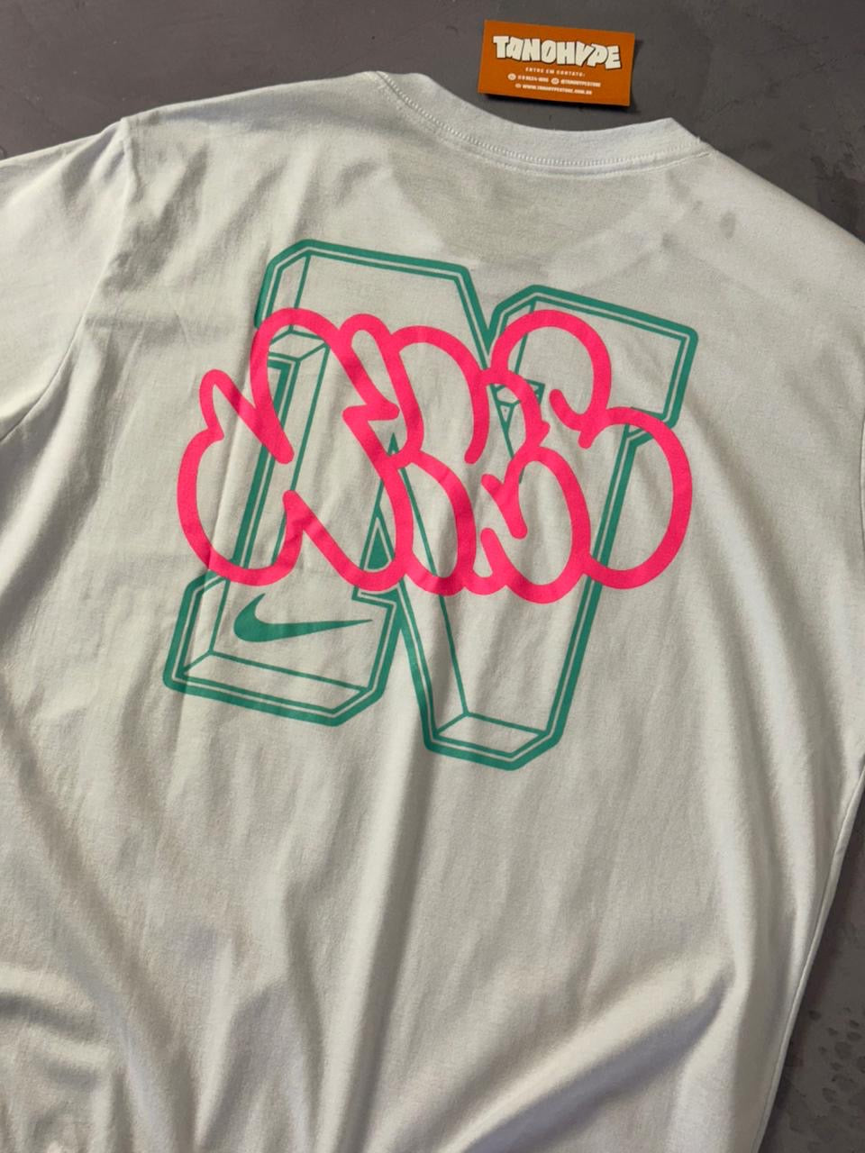 Camiseta Nike Circle - Branca