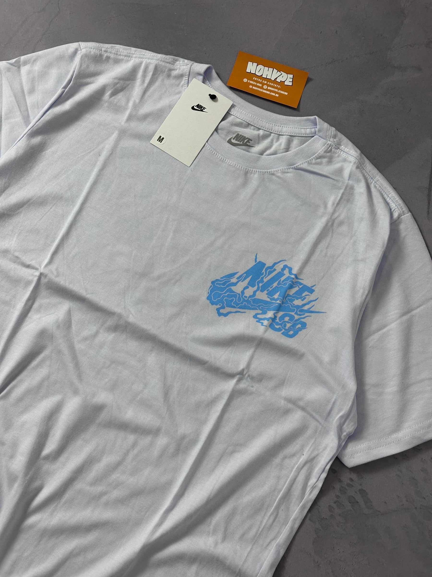 Camiseta Nike Sb Dragon - Branco/Azul