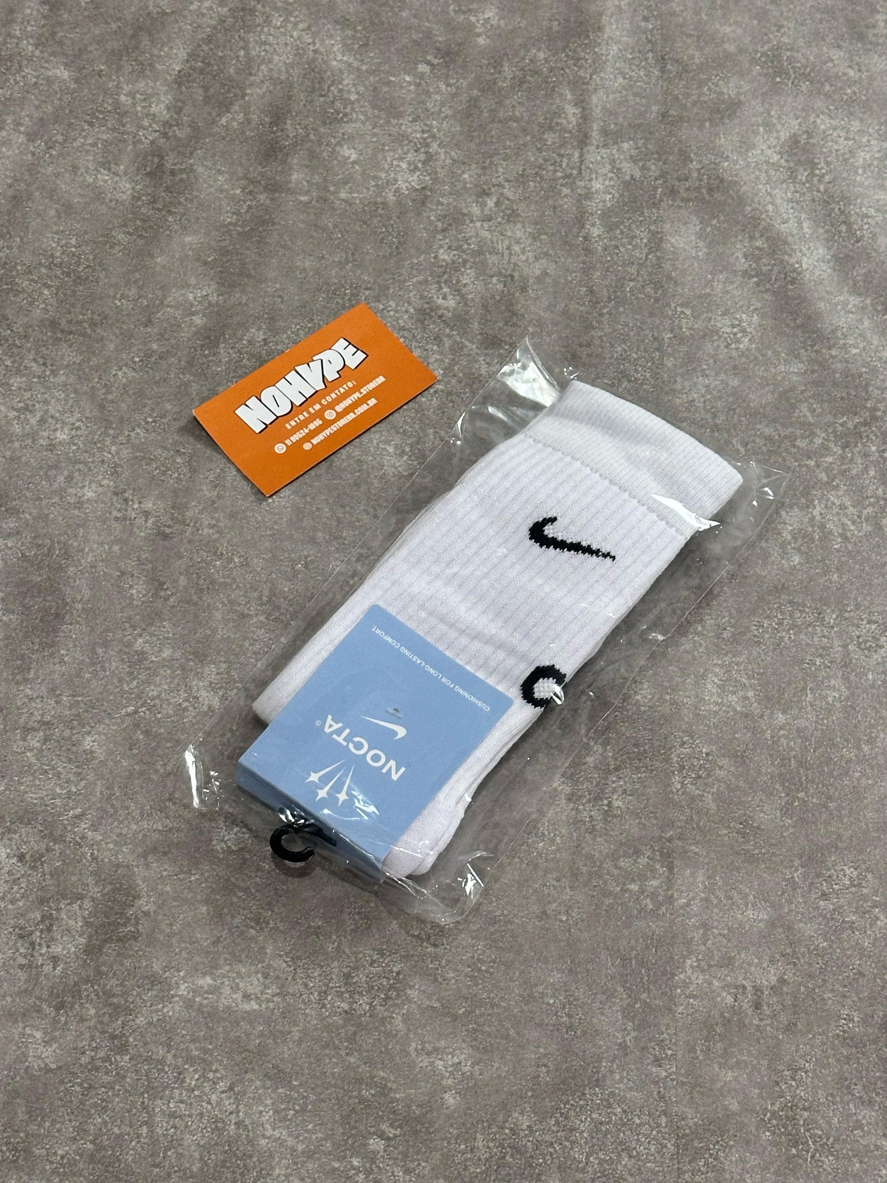 Meia Cano Alto Nike x Nocta - Branca