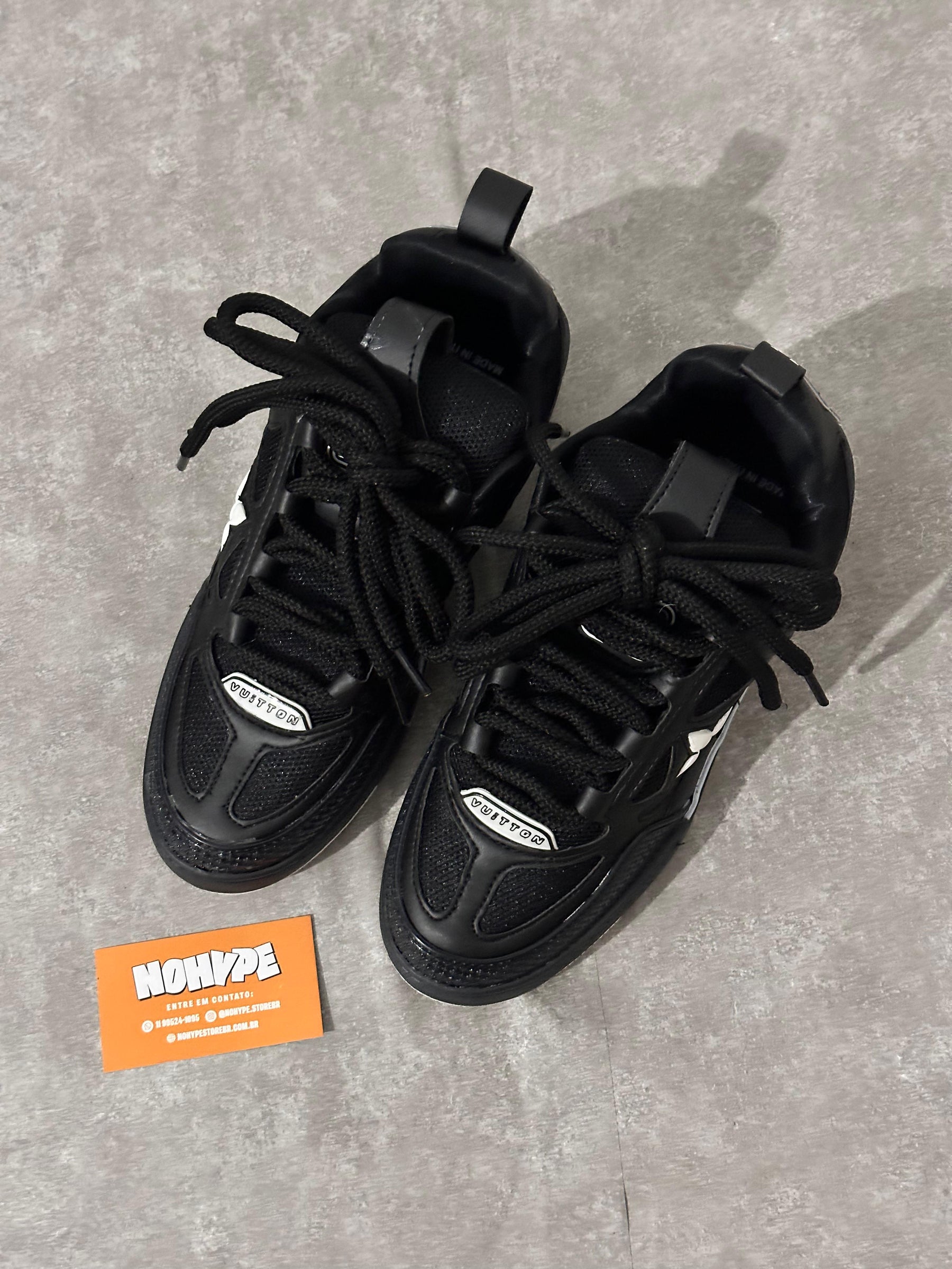 Tênis Louis Vuitton Skate - Preto
