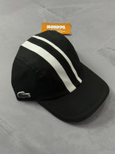 Boné Lacoste Five Panel Listras - Preto