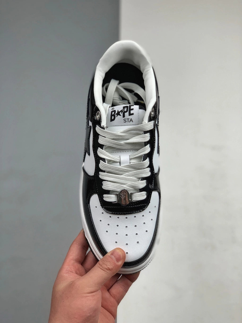 Tênis Bape Sta Low - Preto/Branco
